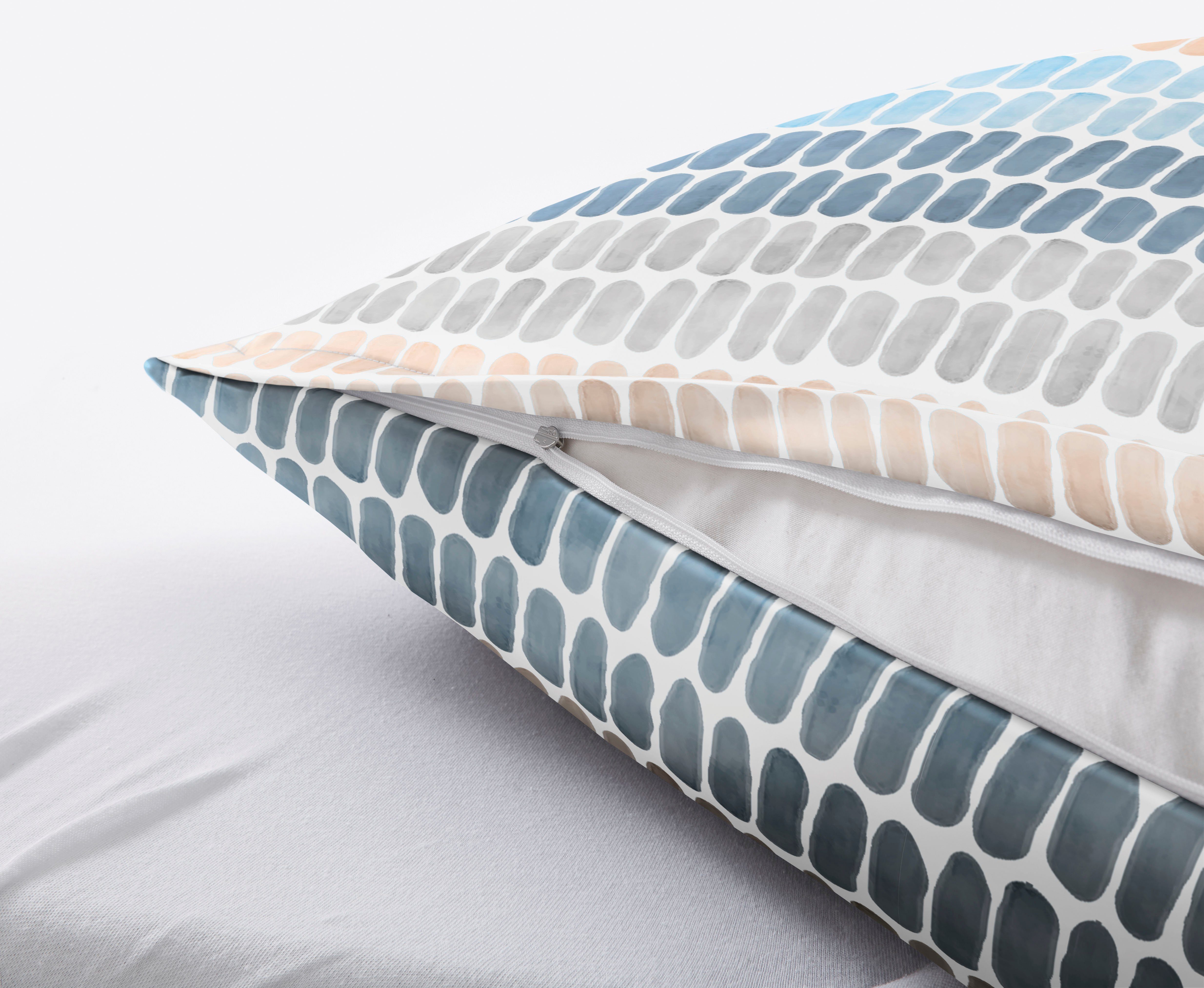 Kleine Wolke Bettwäsche Solid, Mako-Satin, 2 teilig, mit Streifen