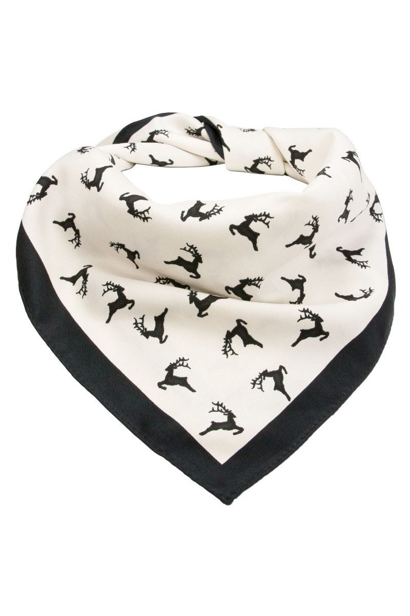 Alpenflüstern Halstuch Trachtentuch - SPRINGENDE HIRSCHE günstig online kaufen