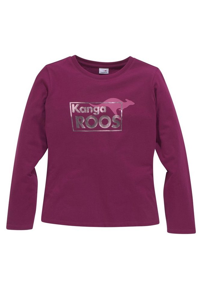 KangaROOS Langarmshirt, Kangaroos Langarmshirt für Mächen