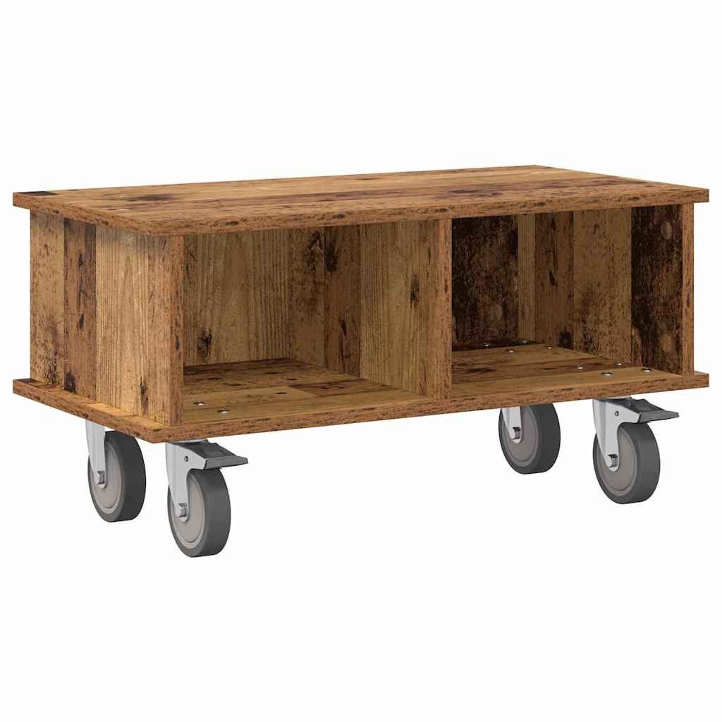 vidaXL TV-Schrank TV-Ständer Altholz 68,5 x 35 x 35 cm Holzwerkstoff (1-St)