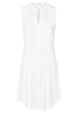 Hanro Nachthemd Cotton Deluxe (1-tlg) Nachthemd ohne Arm - Baumwolle - Voile Einsätze am Mandarin Kragen