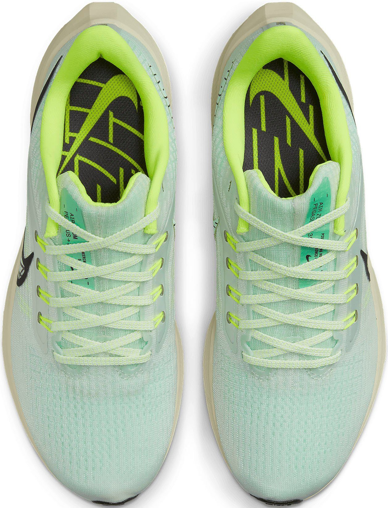 ZOOM PEGASUS Laufschuh AIR Nike 39 BARELY-GREEN-CAVE-PURPLE-MINT-FOAM-VOLT