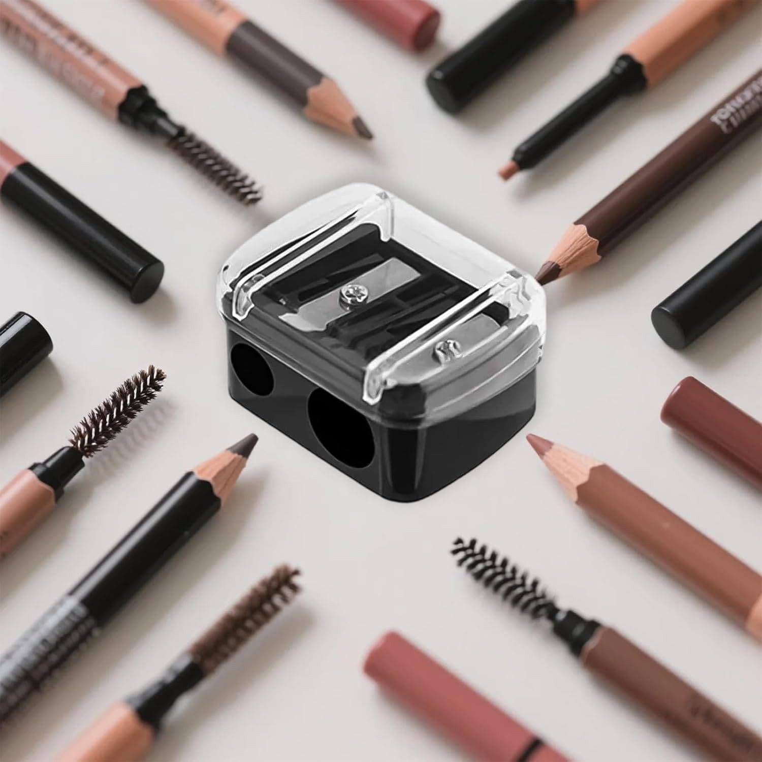 FELIXLEO Anspitzer 2 Stk Makeup Anspitzer Kosmetikstifte Eyeliner Lippenstift