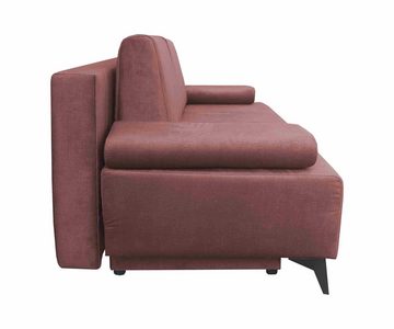 Furnix Schlafsofa WITORIA Couch mit Schlaffunktion 148x198 cm und Bettkasten, 198x87x97 cm, hochweriger Polsterstoff, bequem & robust