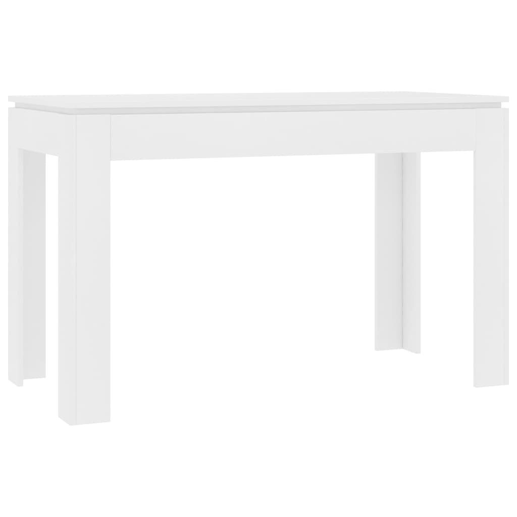 furnicato Esstisch Weiß 120x60x76 cm Holzwerkstoff günstig online kaufen