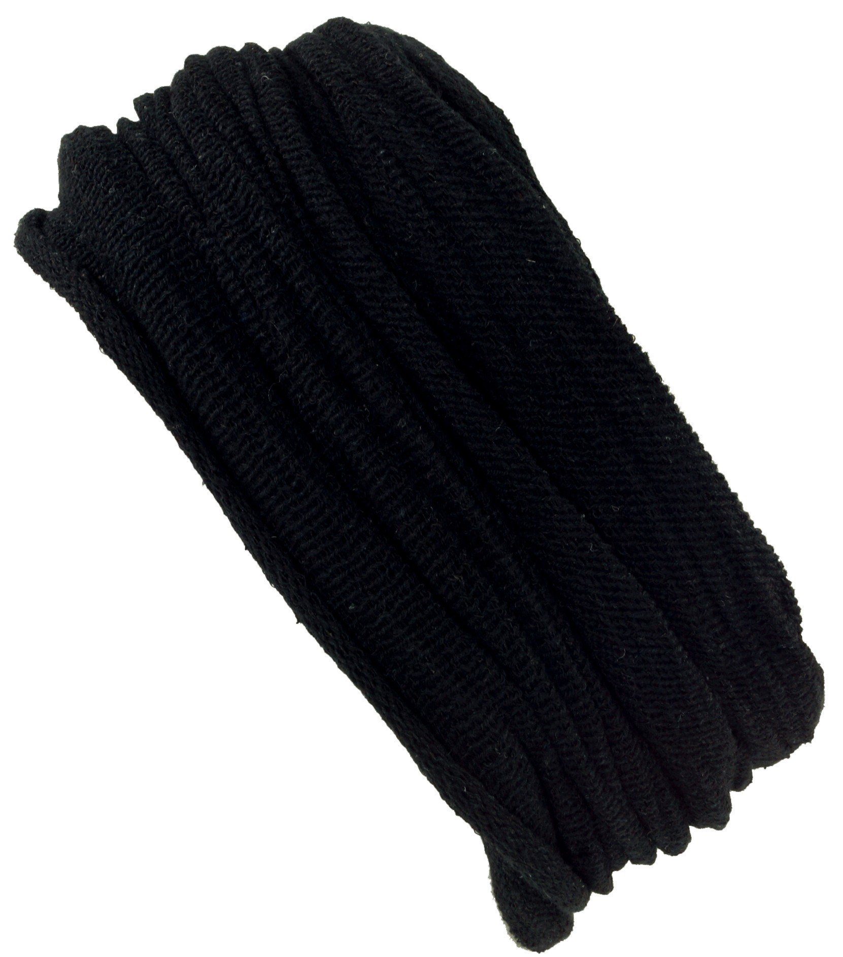 Guru-Shop Stirnband Magic Wrap, Schlauchschal,.. schwarz Loopschal Hairband, Dread