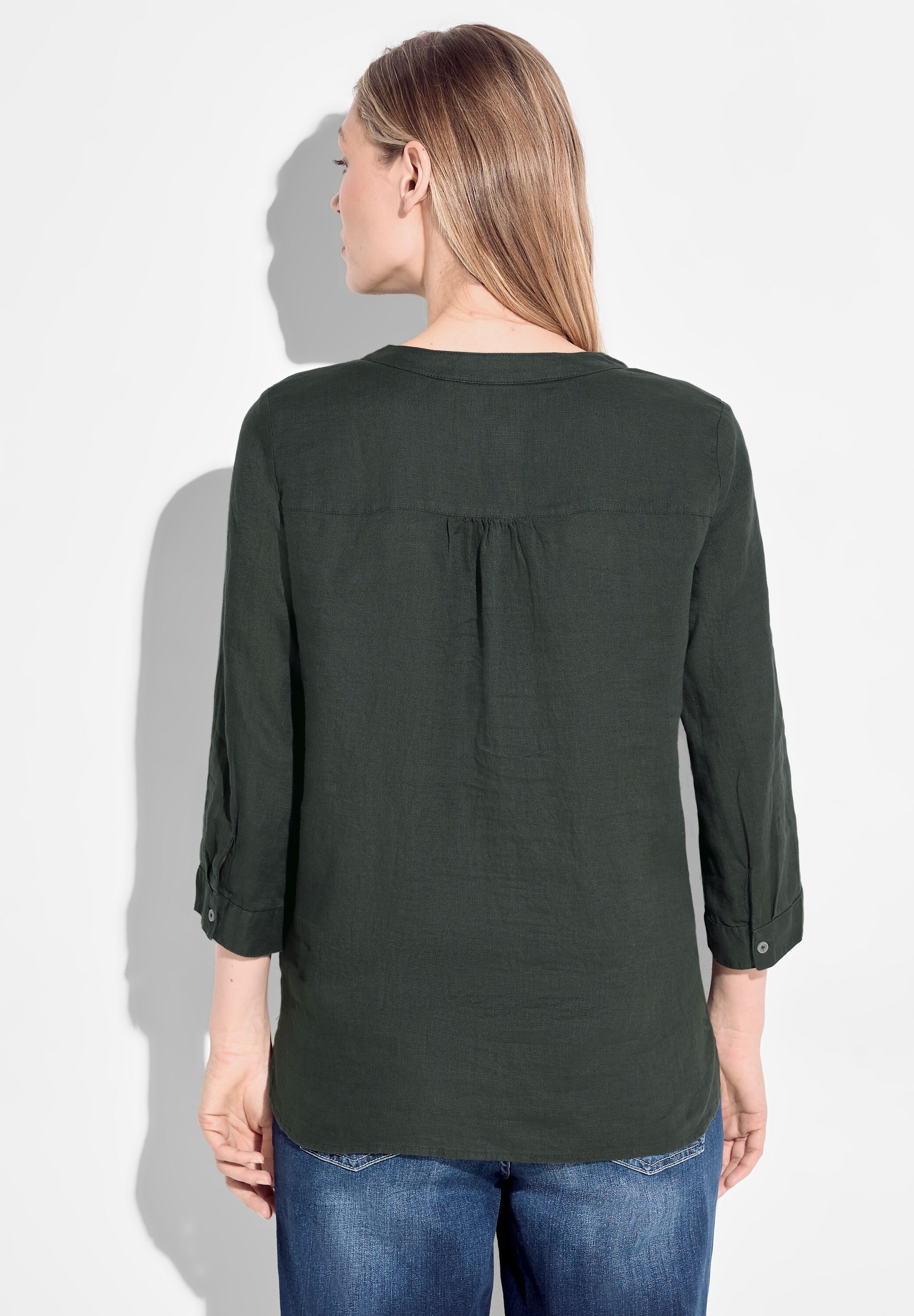 CECIL Hemdbluse mit 3/4 Ärmeln