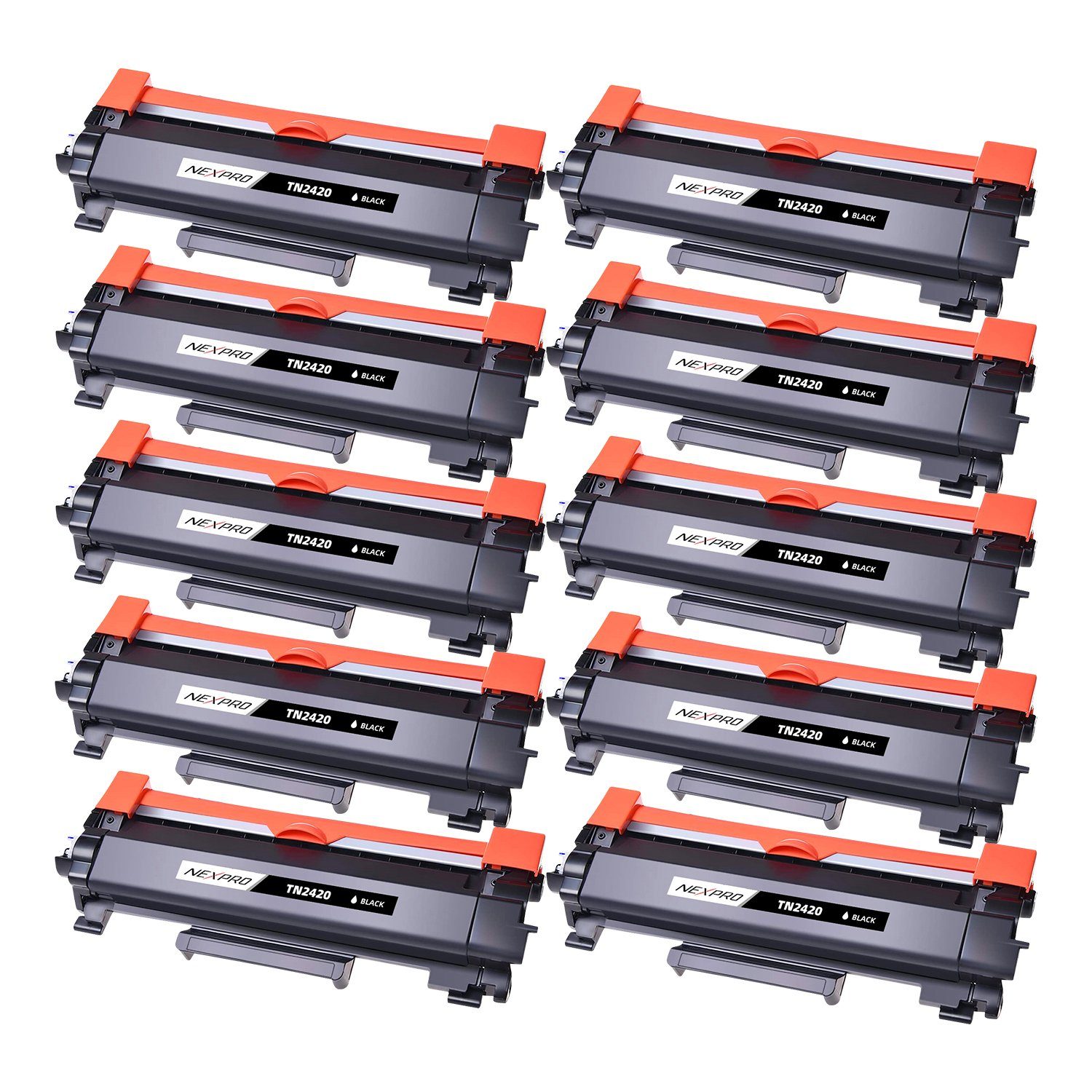 L2530DW TN2420 3000 MFC-L2710DW für für TN2410 Brother 10 ca. Schwarz Brother DCP-L2510D Pack DCP-L2530DW, TN2420 NEXPRO Toner L2550DN Druckleistung Tonerpatrone Seiten), HL-L2350DW (Packung, bis