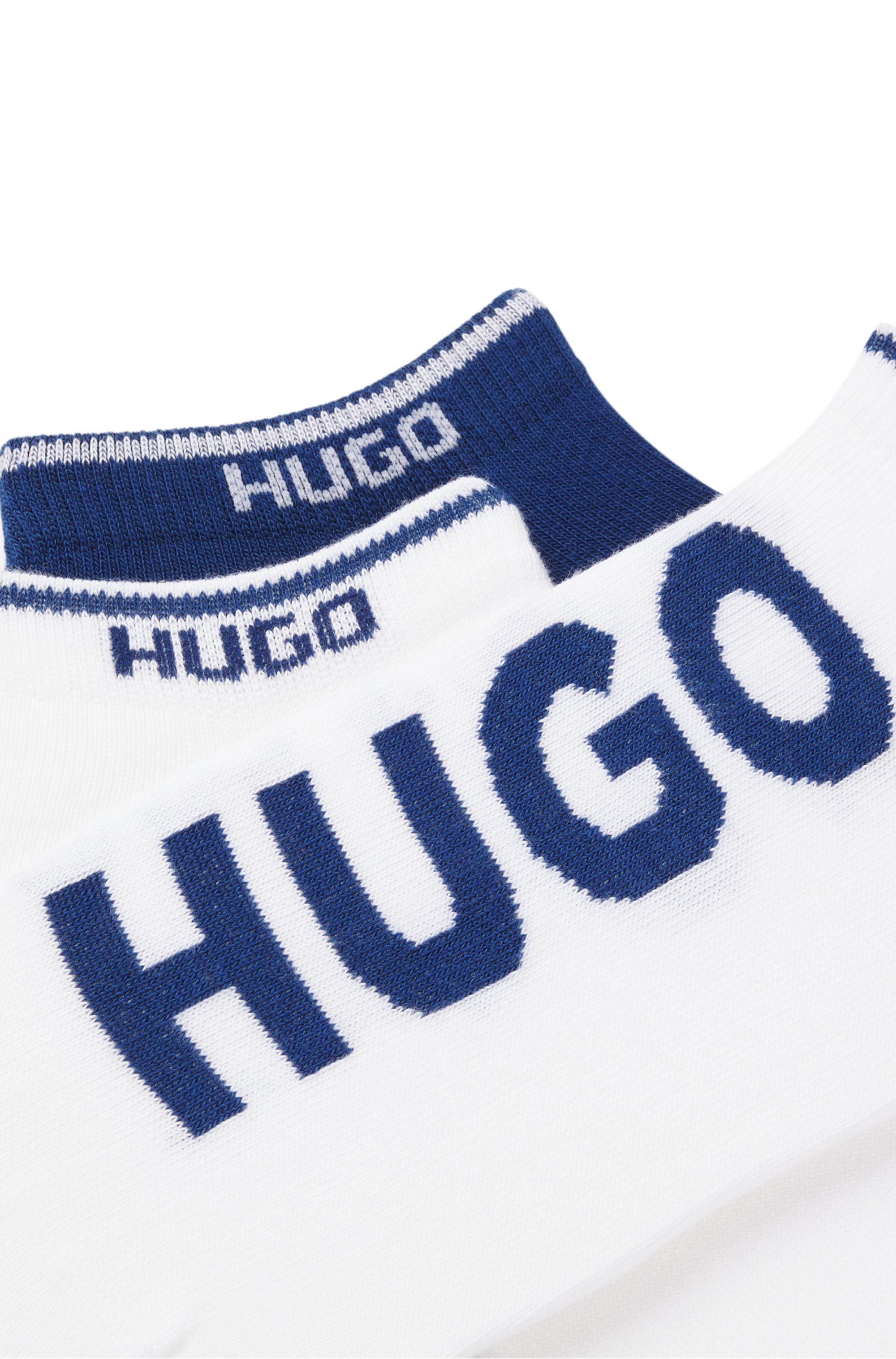 HUGO Sneakersocken 3P AS LOGO CC (3-Paar) mit Logodetails