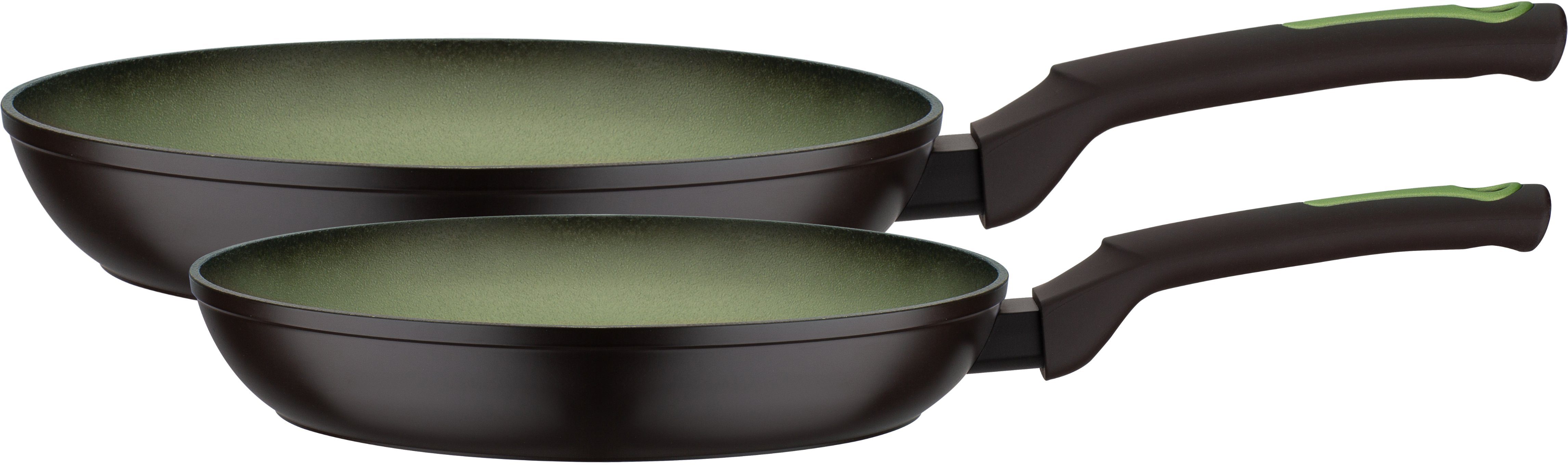 GSW Pfannen-Set Avocado, Aluminium (Set, Induktion 2-tlg)