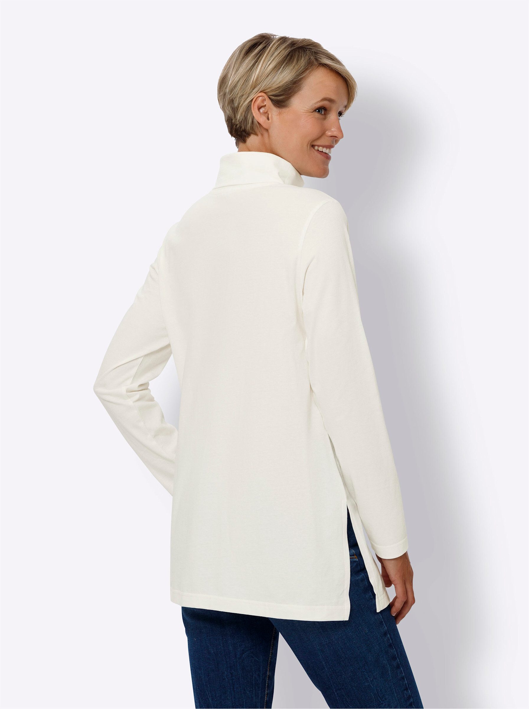 Sieh an! T-Shirt Longshirt . günstig online kaufen