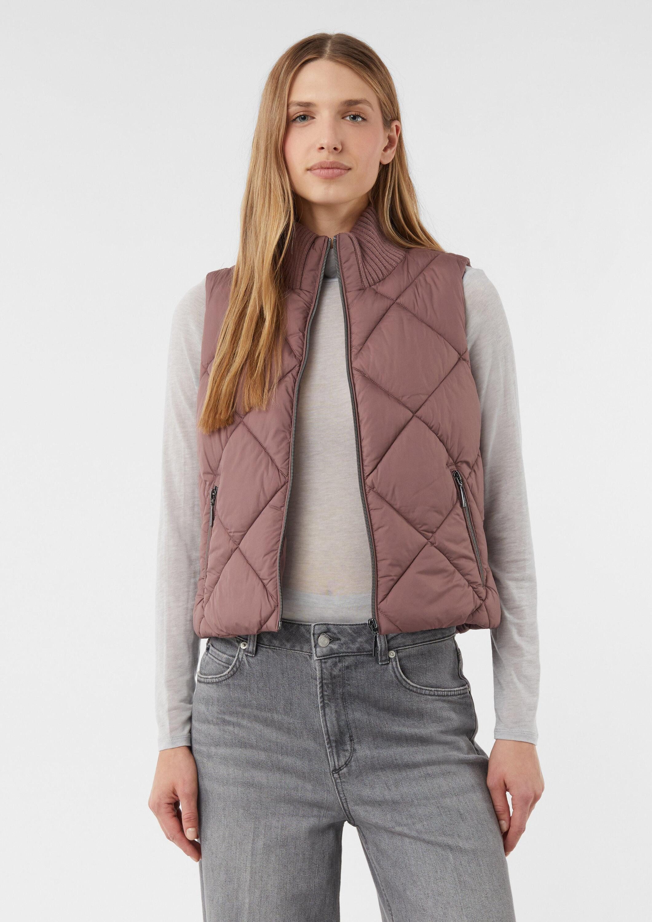 comma Outdoorjacke Outdoor-Weste Kurze Steppweste mit günstig online kaufen