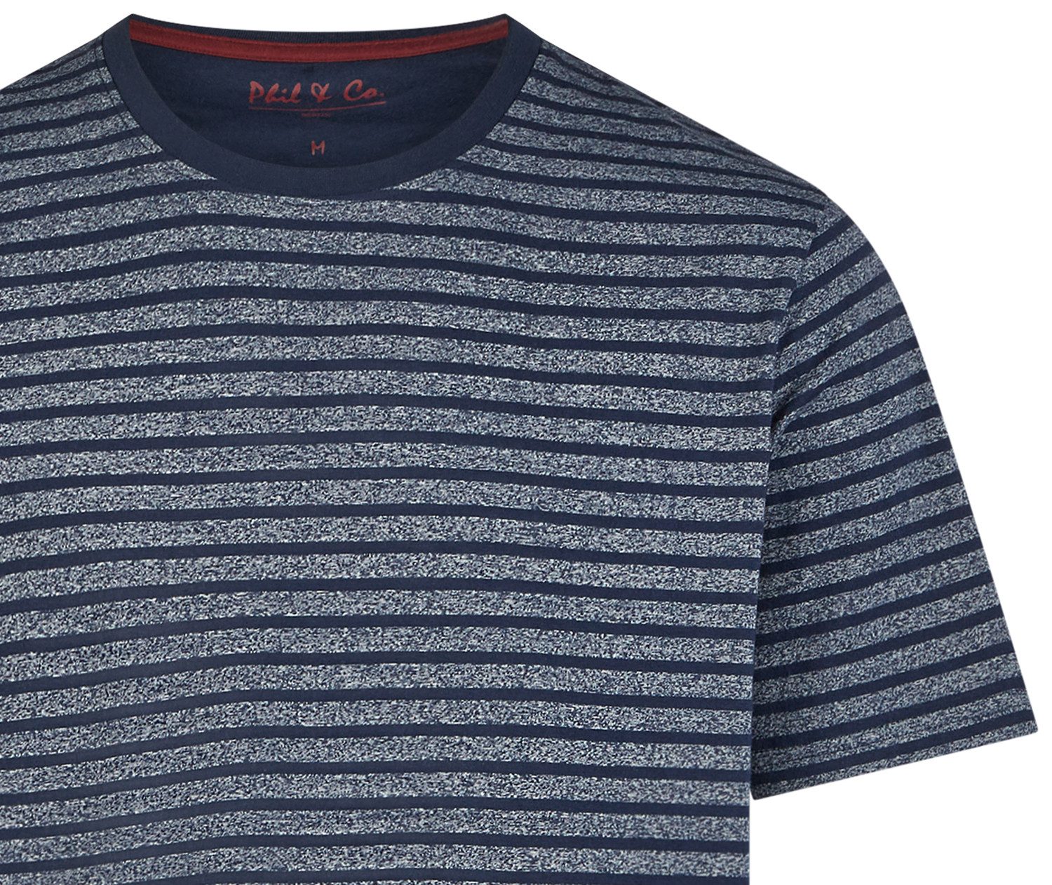 Phil & Co. Pyjamaoberteil Mix & Match (Packung, 1-tlg., 1-teilig) Herren Schlafanzugshirt Kurzarm Baumwolle T-Shirt