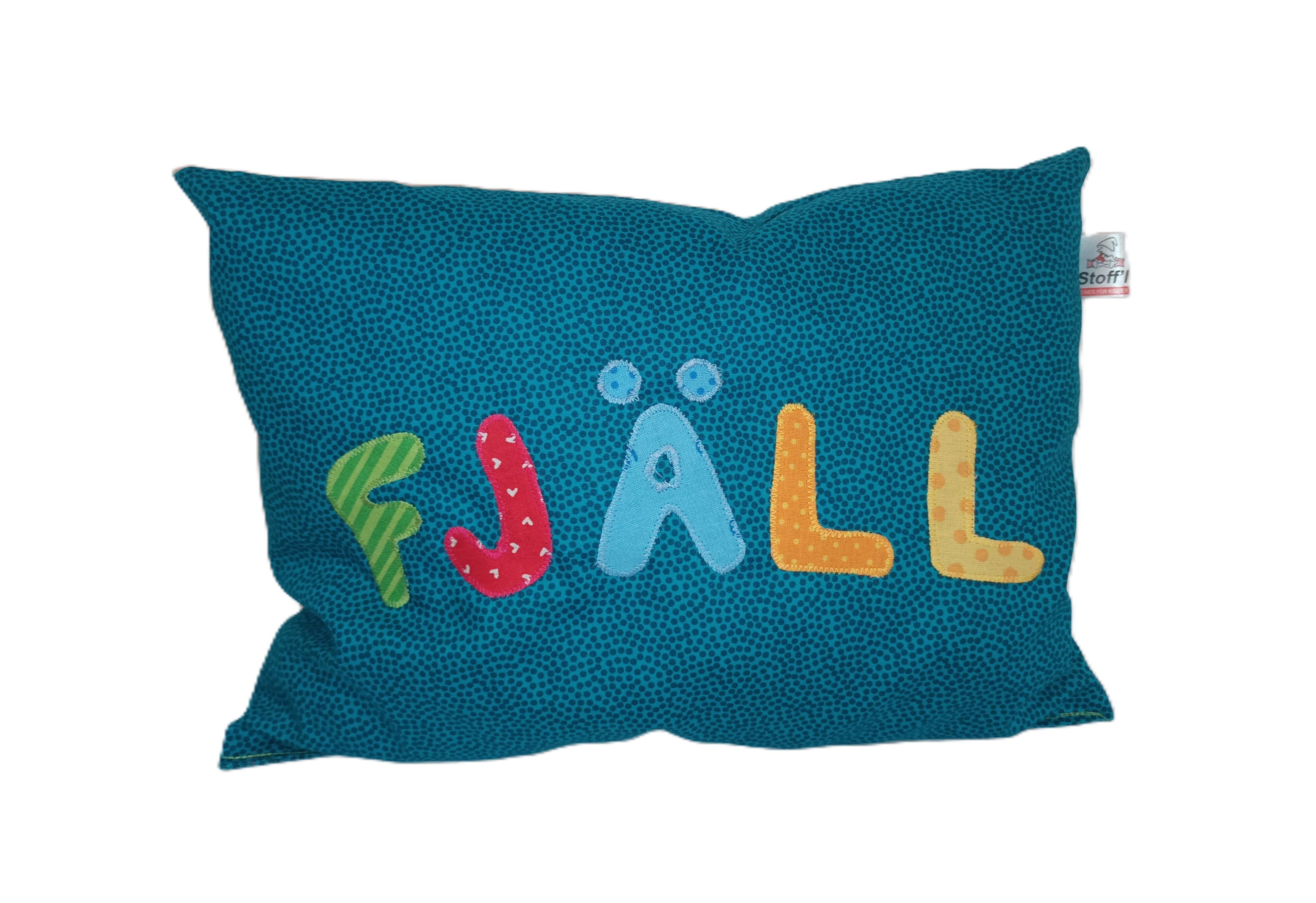 Stoff'l - FEINES FÜR KINDER Подушка для животных Namenskissen personalisierbar - Lieblingskissen Kuschelkissen