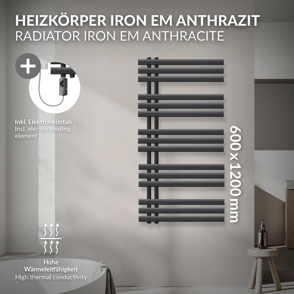 LuxeBath Badheizkörper Iron EM Heizkörper Handtuchtrockner günstig online kaufen