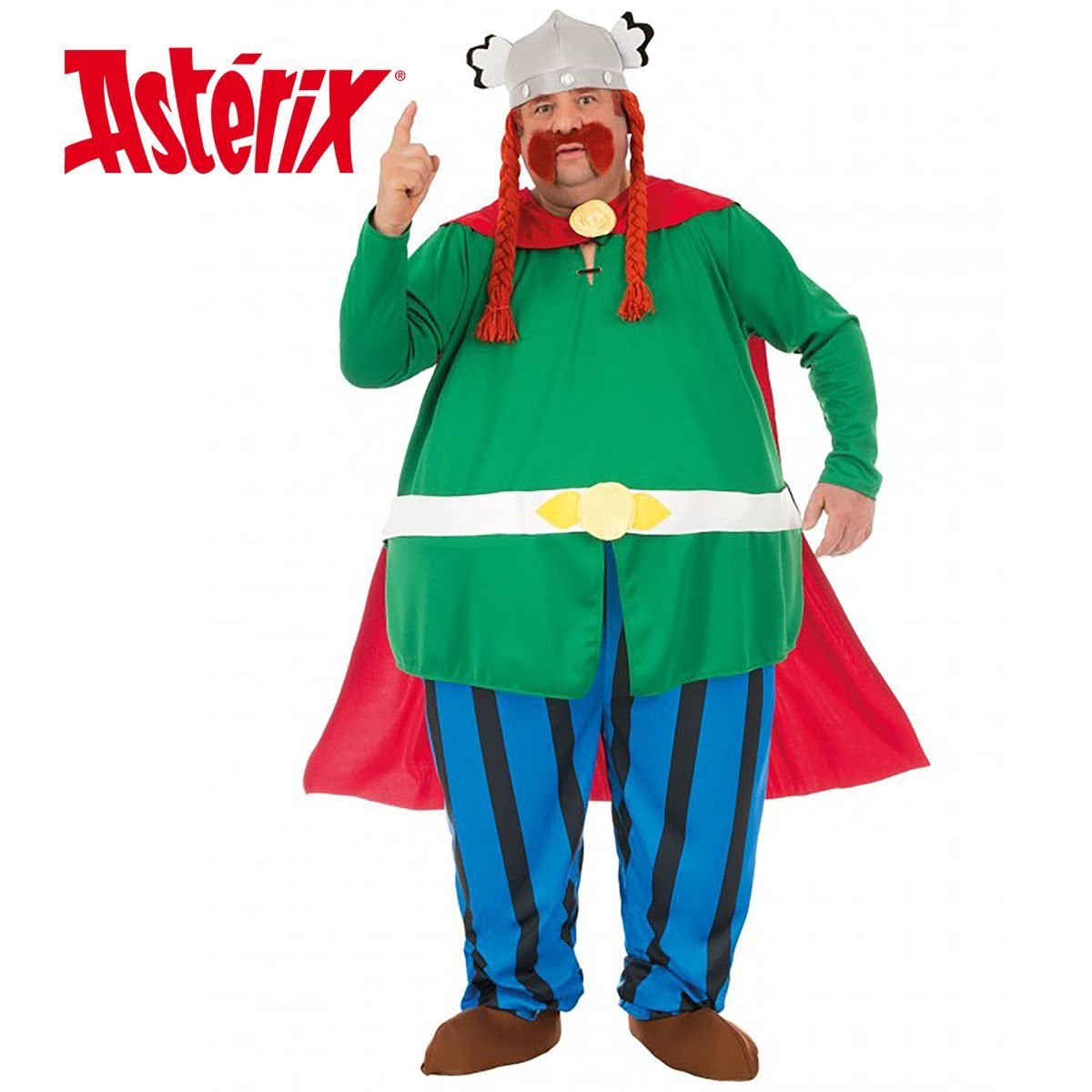 CHAKS Kostüm Majestix Häuptling für Herren aus Asterix & Obelix, Asterix &  Obelix Majestix Häuptling Herren Kostüm