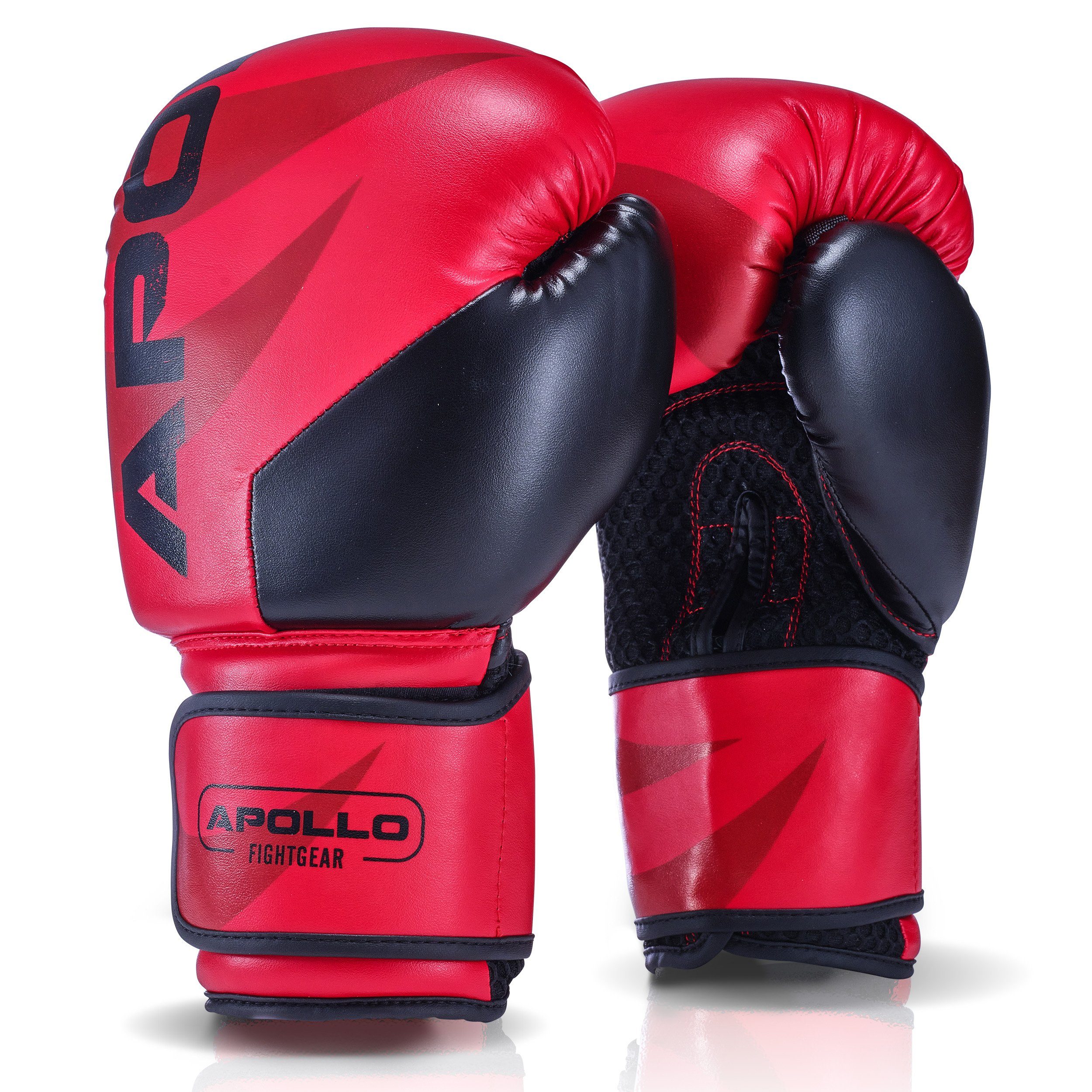 Apollo Boxhandschuhe Boxhandschuhe Männer Champion Thai Box Handschuhe, Training am Boxsack oder Sparring für Frauen und Männer