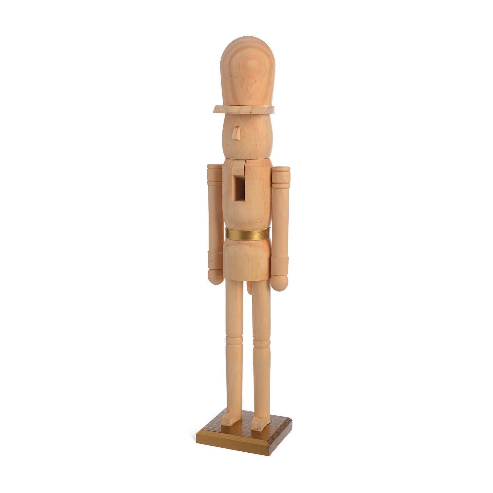 Depot Dekofigur Deko-Figur Nussknacker (Packung, 1 St., 1 Stück Deko-Figur), aus Pinienholz, H 50 Zentimeter