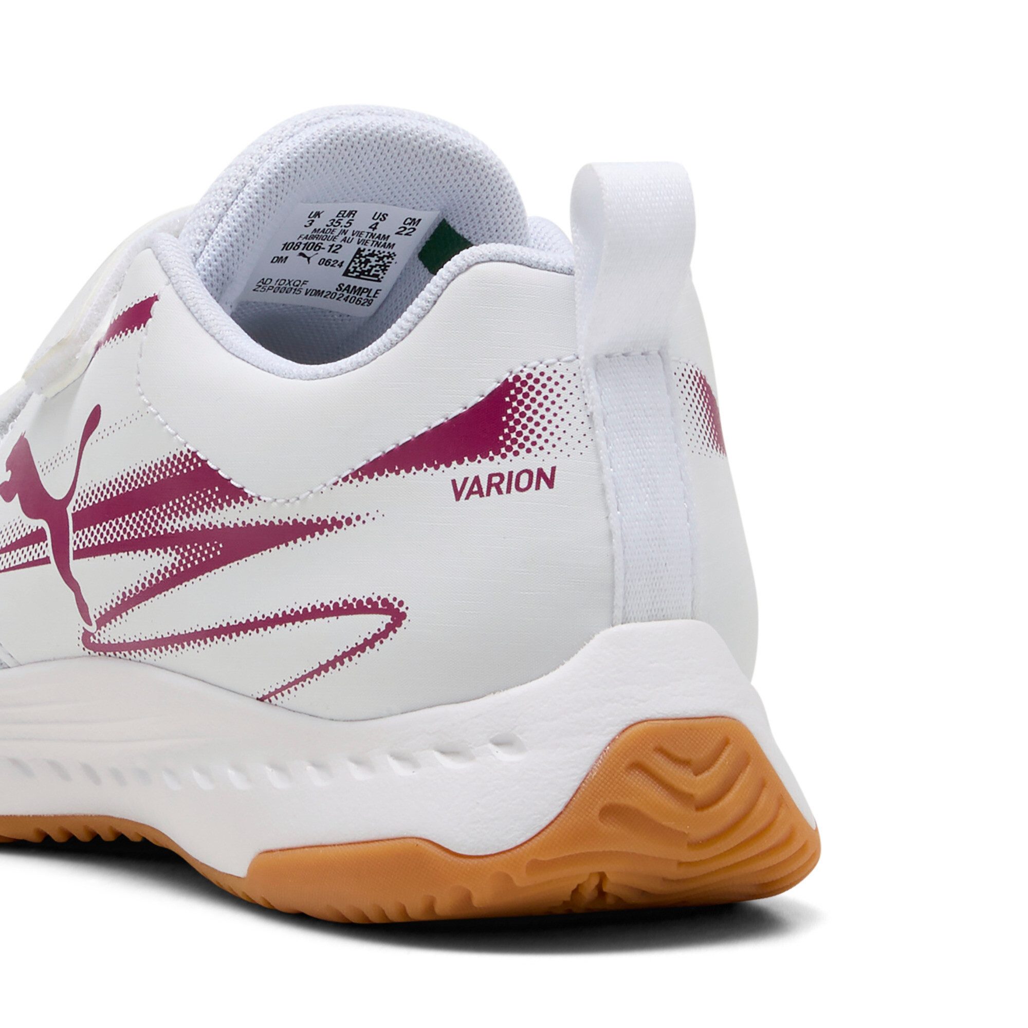 PUMA VARION II V JR Hallenschuh mit Klettverschluss, mit IMEVA-Dämpfung