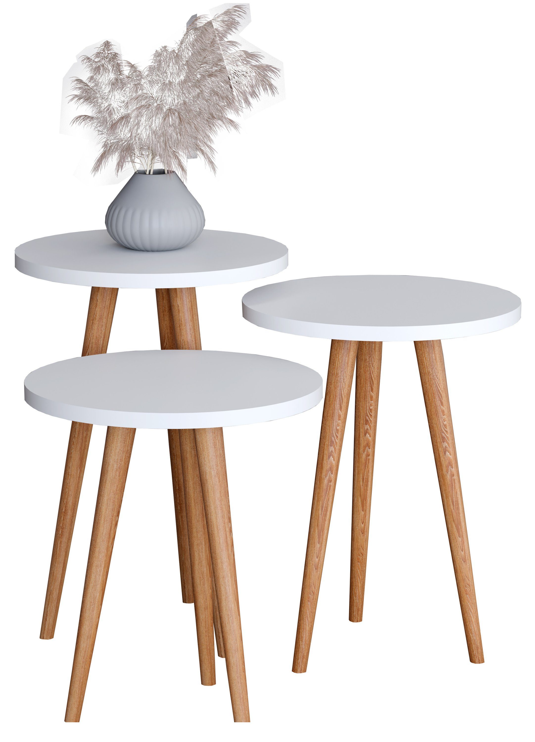 VCM Couchtisch Holz Sofatisch Couchtisch Beistelltisch Barilo günstig online kaufen