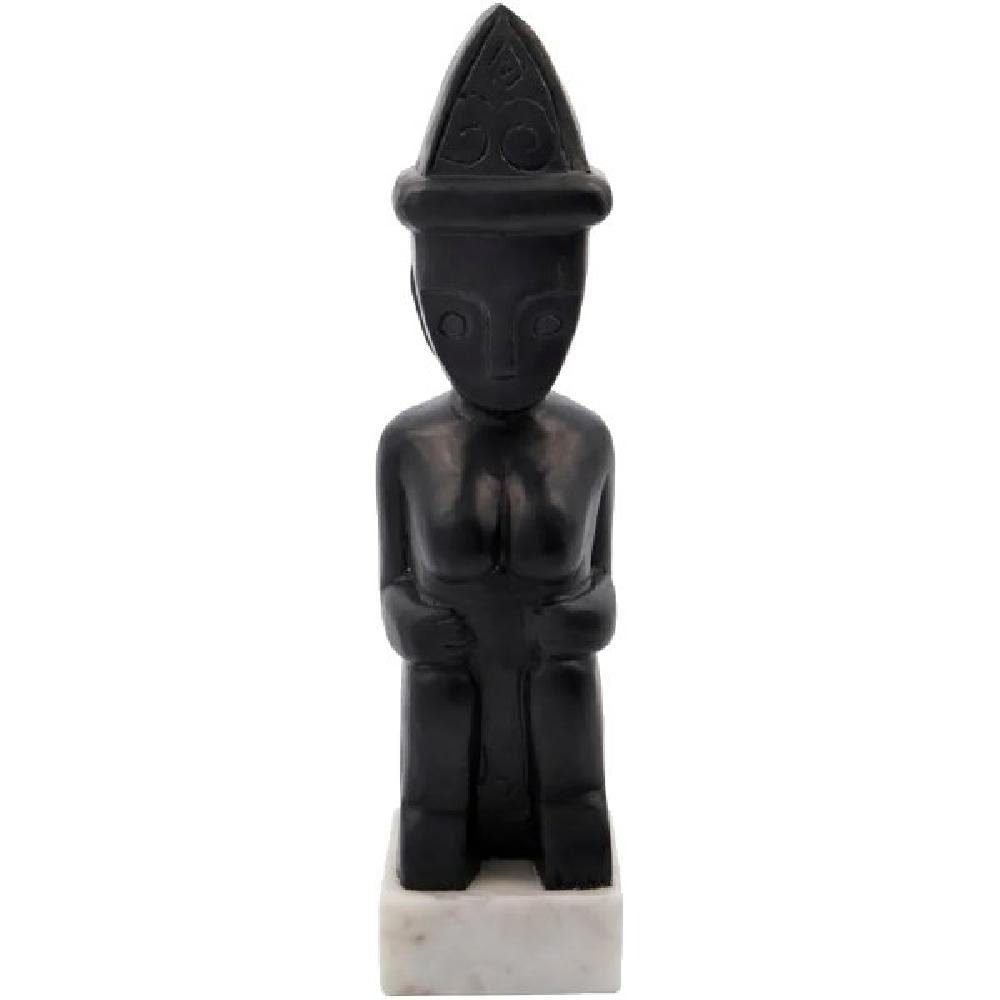 House Doctor Skulptur Kunstwerk Schwarz Two Sitting