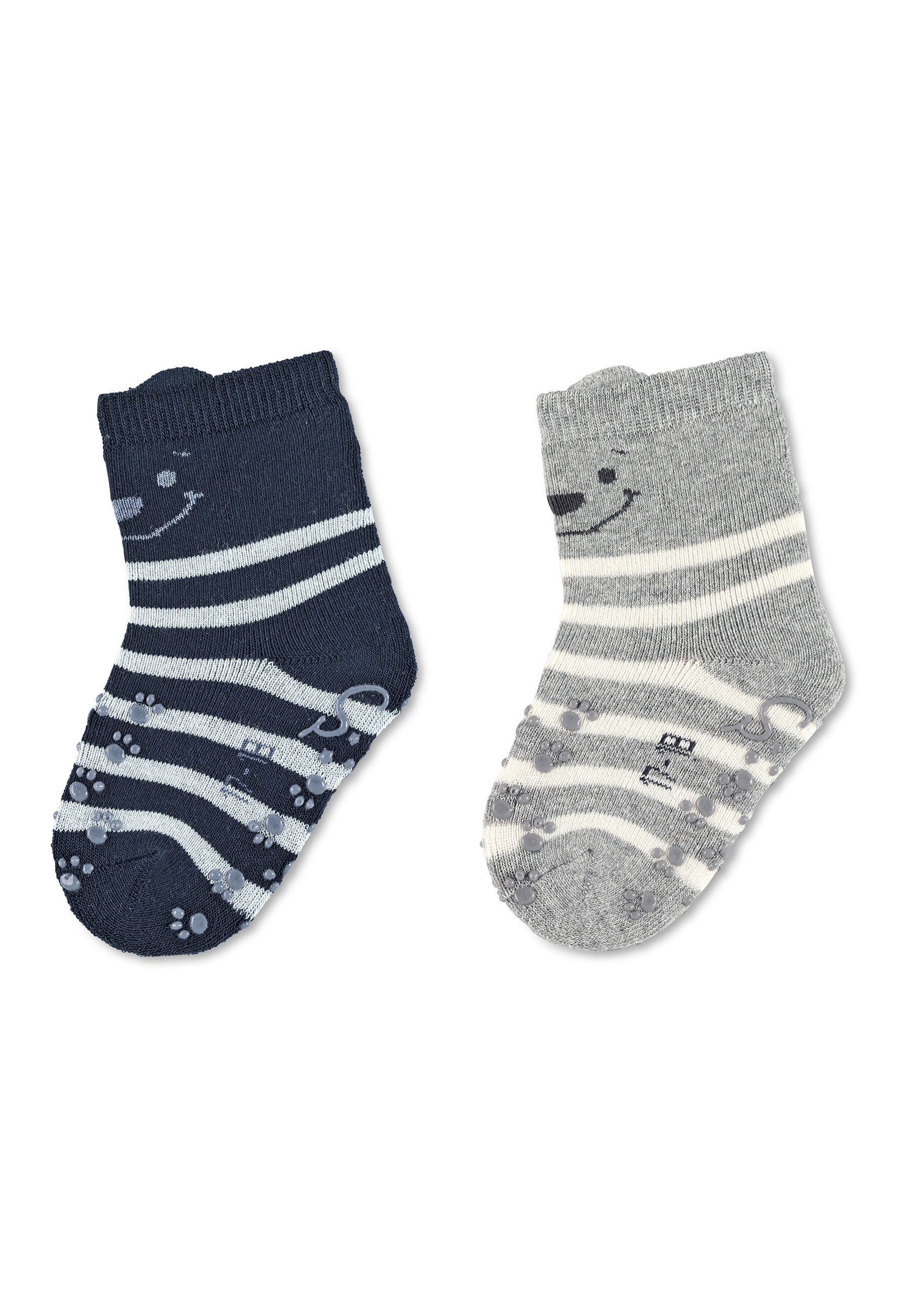 Sterntaler ABS-Krabbelsöckchen Für Mädchen – Doppelpack, Baumwolle, Größe 21/22