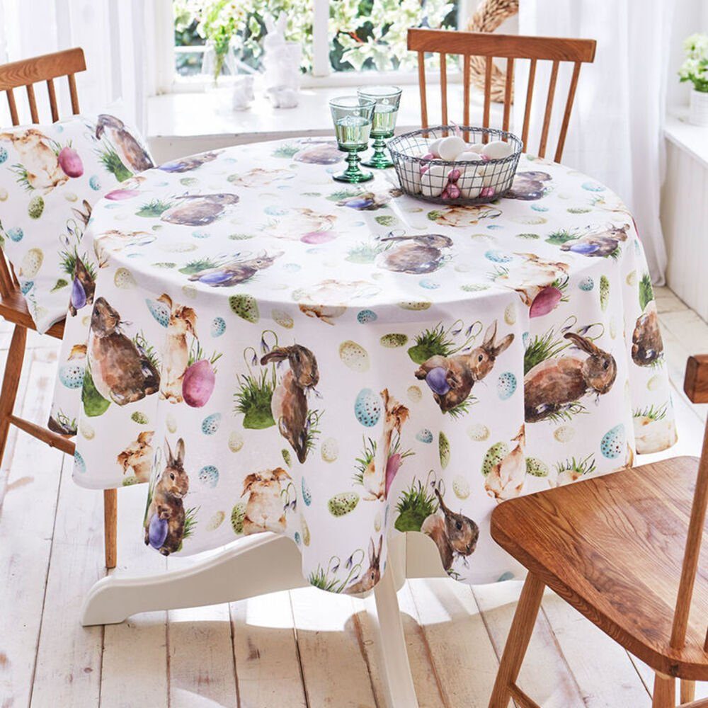 Farbenfroh, äußerst Tischdecke robust und Hagen wirklichkeitsgetreu Hase: Tischdecke Grote
