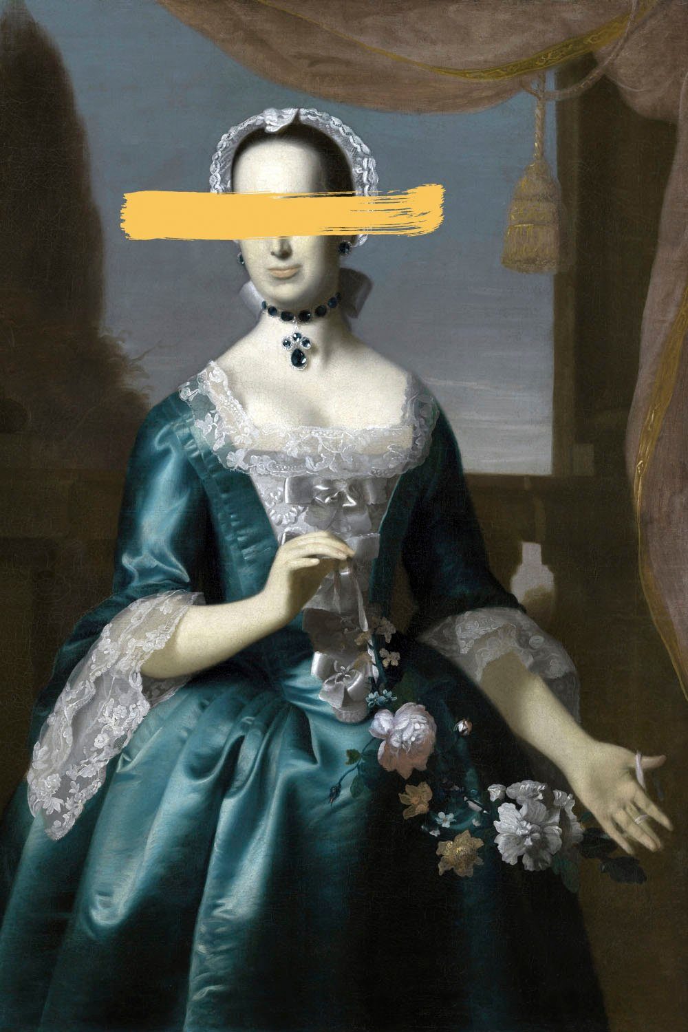 queence Acrylglasbild Frau