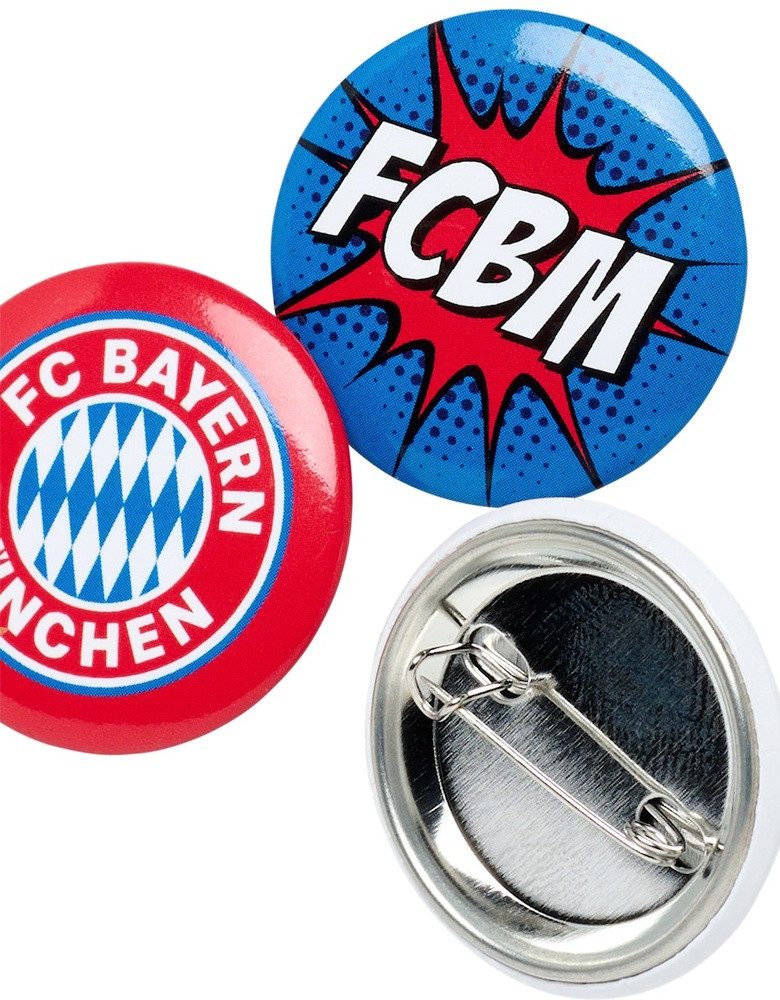 FC Bayern München Button Button 3er-Set
