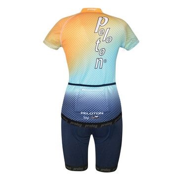 prolog cycling wear Fahrradhose Fahrradhose Damen kurz Sommer „easy fit 1- Navy“ Radhose ohne Träger 8 Std. Radmarathon Sitzpolster (baut sich immer wieder auf)