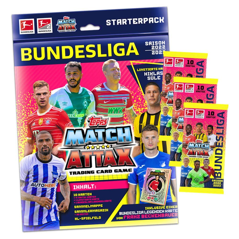 Topps Sammelkarte »Topps Match Attax Bundesliga Karten Saison 2022/20«, Bundesliga Karten 2023 