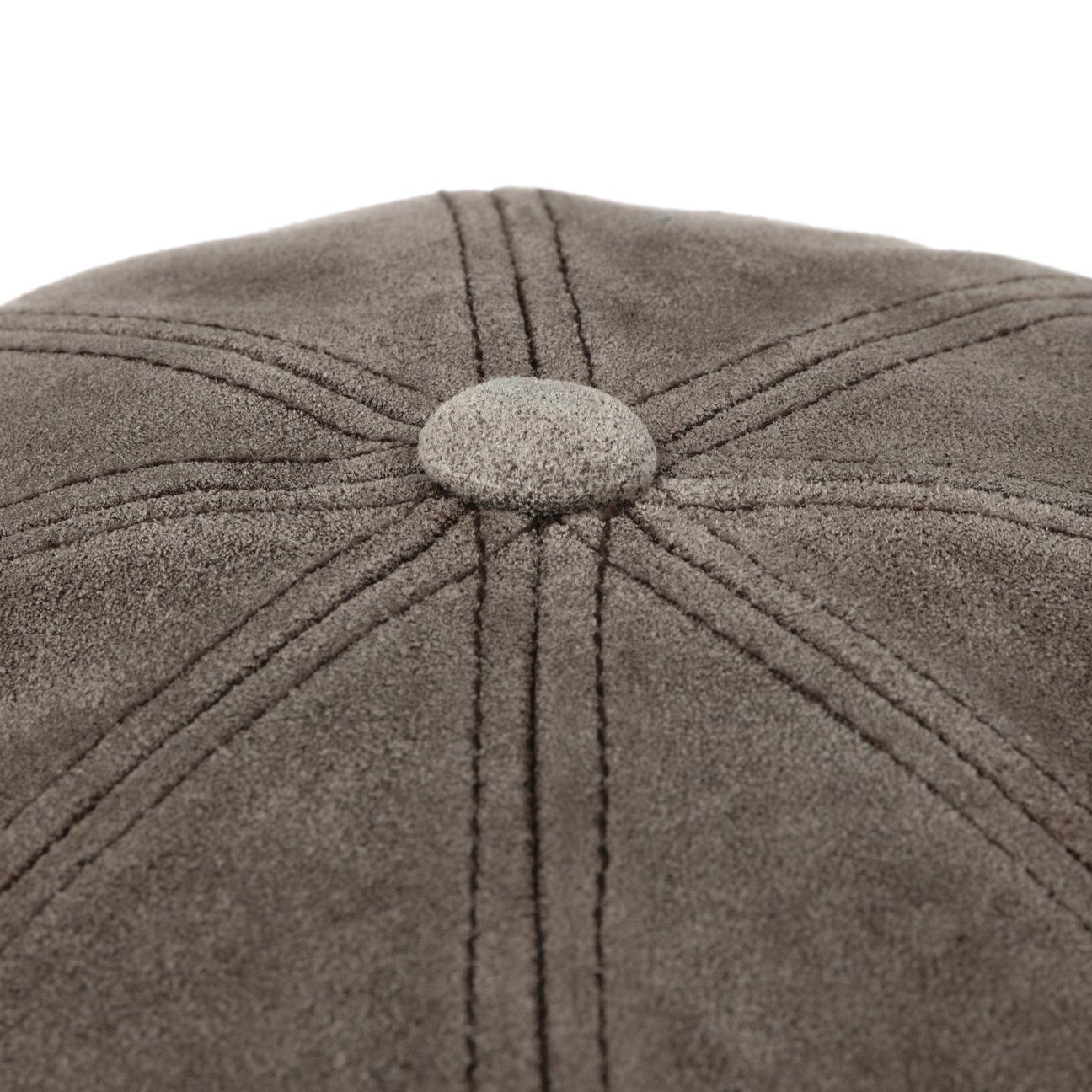 Stetson grau Flat Schirm (1-St) mit Schirmmütze Cap