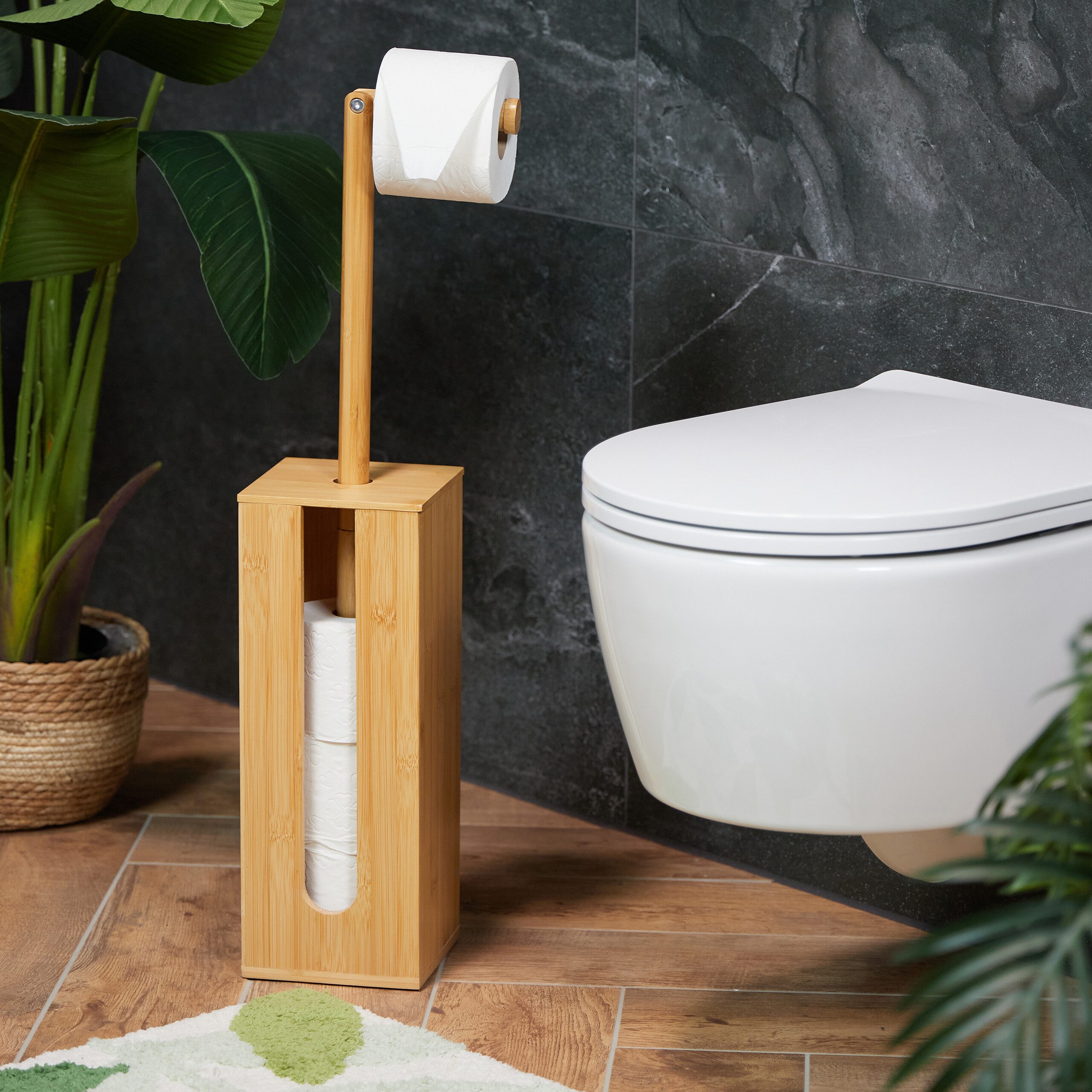 relaxdays Toilettenpapierhalter für 5 Rolle günstig online kaufen