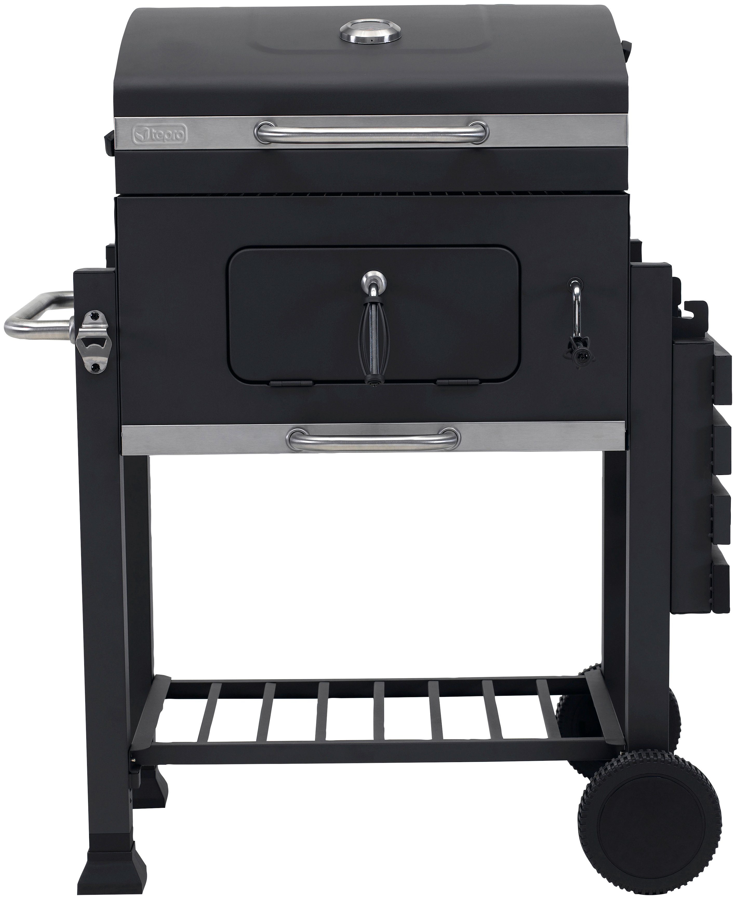 Tepro Holzkohlegrill Grillwagen Toronto Click, BxTxH: 115x67x107 cm