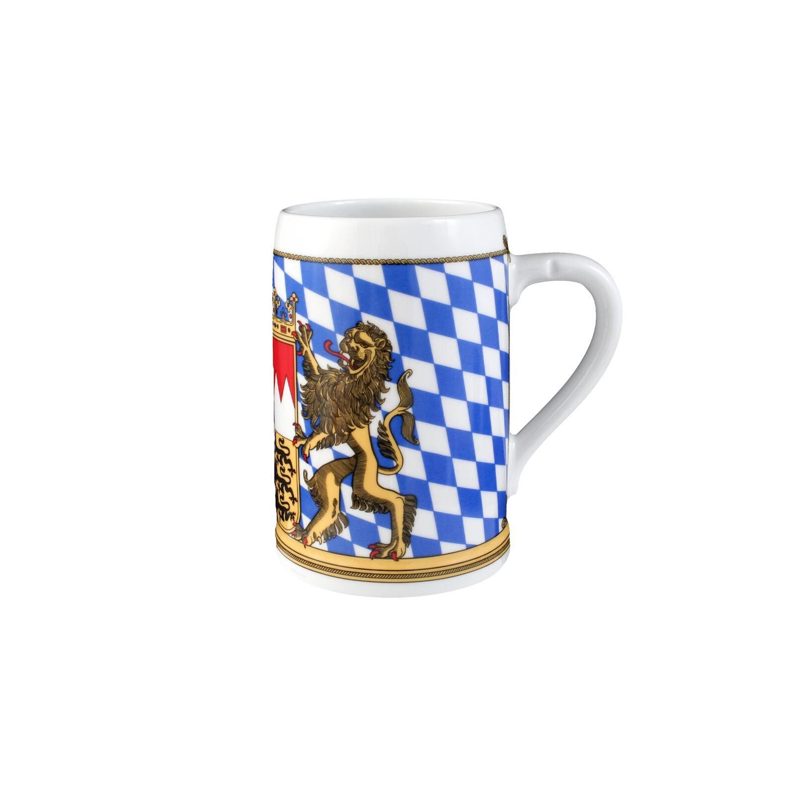 Seltmann Weiden Bierkrug Compact Bayern Bierkrug ohne Deckel 0,75 l, 1-tlg., Porzellan