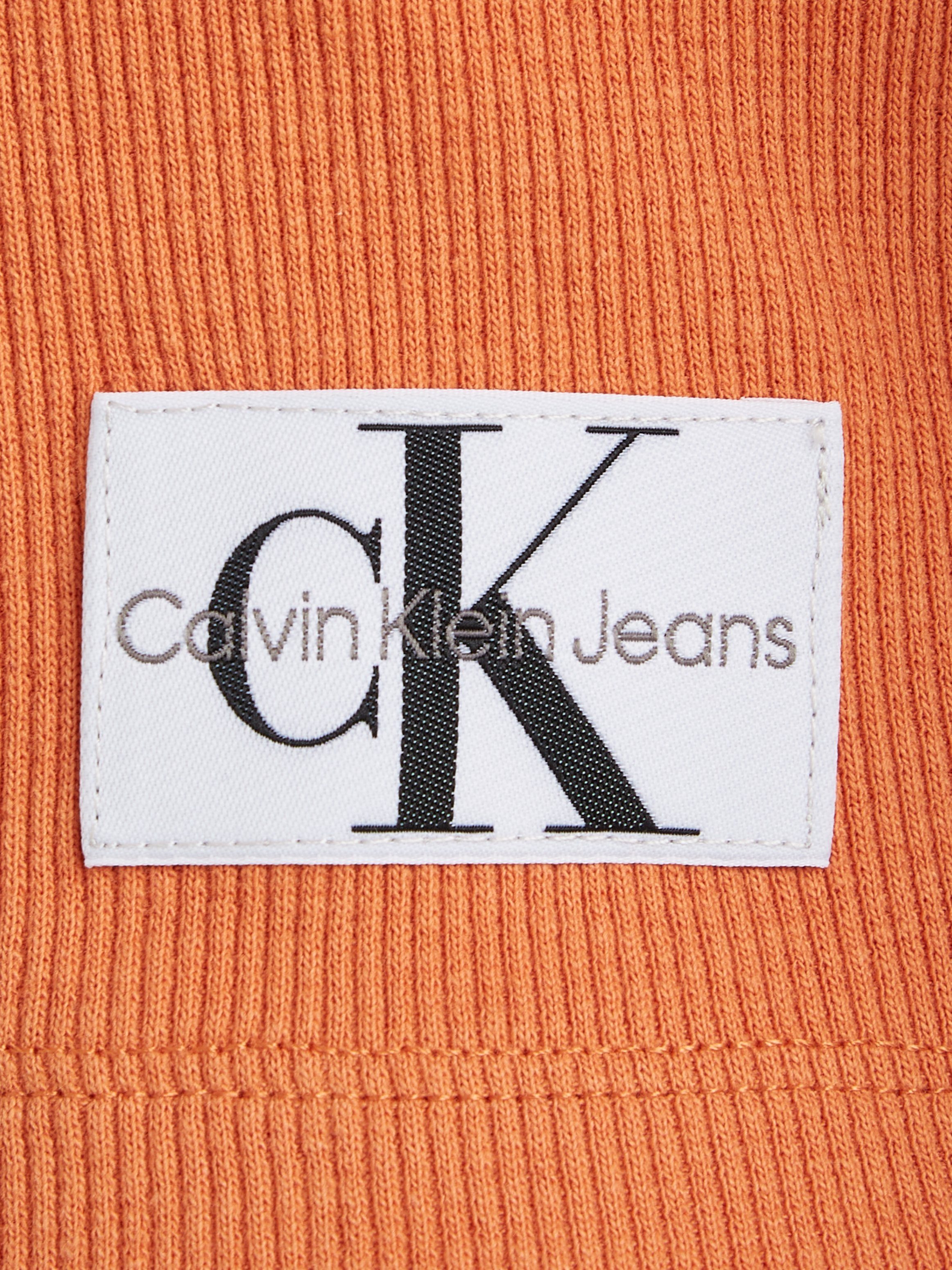 Calvin V-Shirt orange Jeans Klein