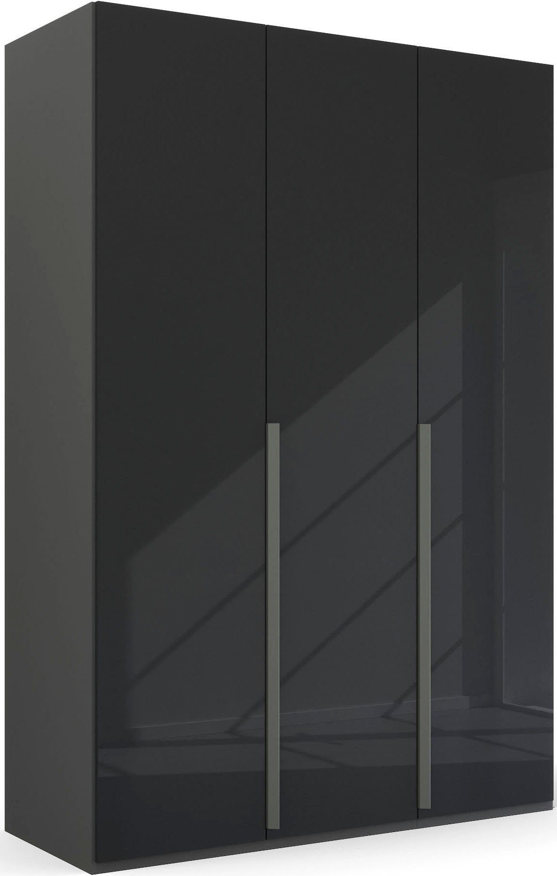 rauch Drehtürenschrank Kleiderschrank Schrank Garderobe Wäscheschrank PURISMA Glasfront (in den Breiten 151/201/251/301 cm, inkl. SOFT-CLOSE-FUNKTION) schlichte Eleganz, mit umfangreicher Innenausstattung MADE IN GERMANY