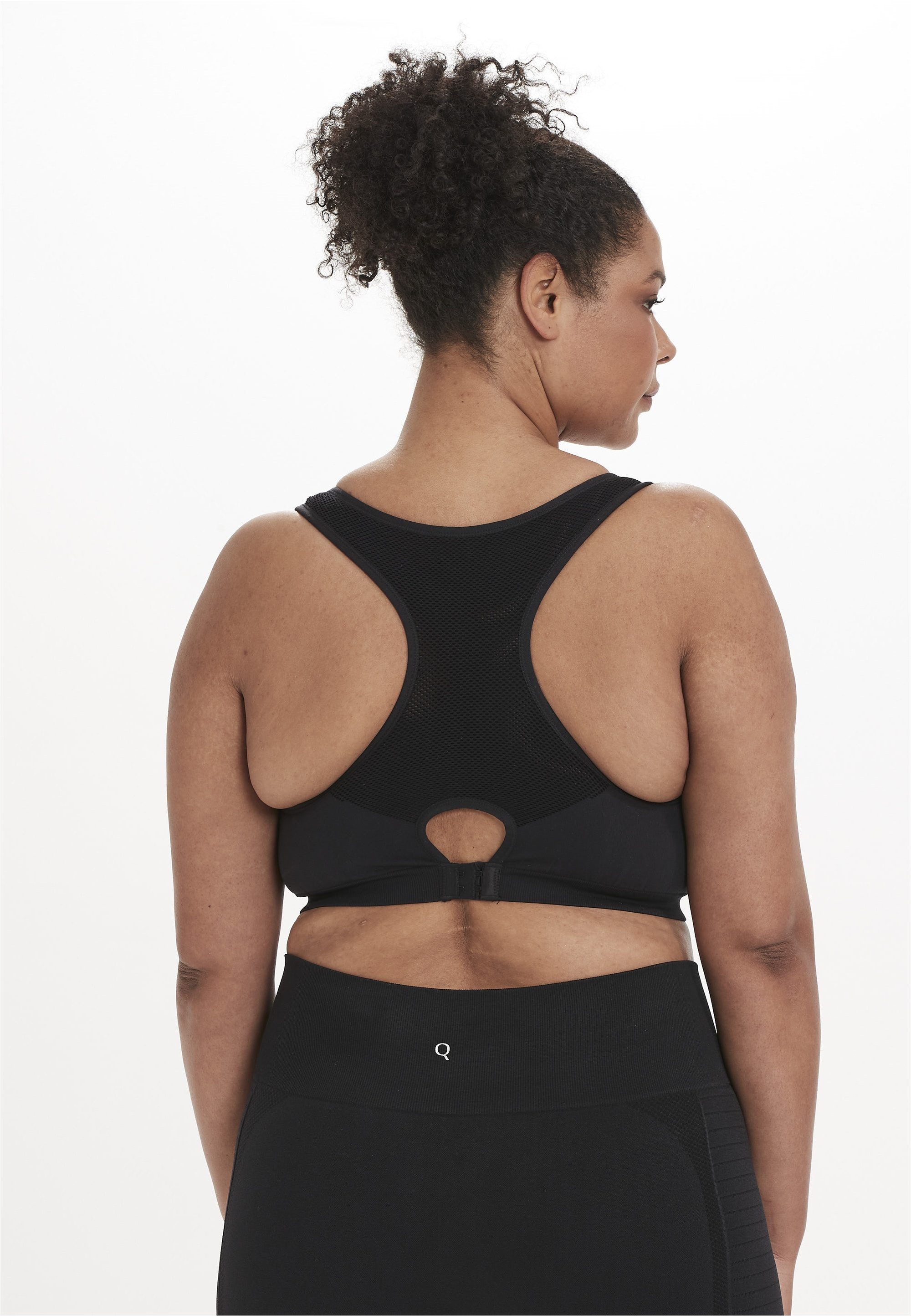 Q by Endurance Sport-BH ROSA SEAMLESS mit komfortablen Halt ohne einzuschneiden