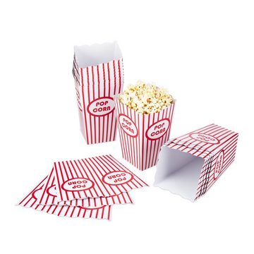 relaxdays Snackschale Popcorntüten 100er Set, Pappe