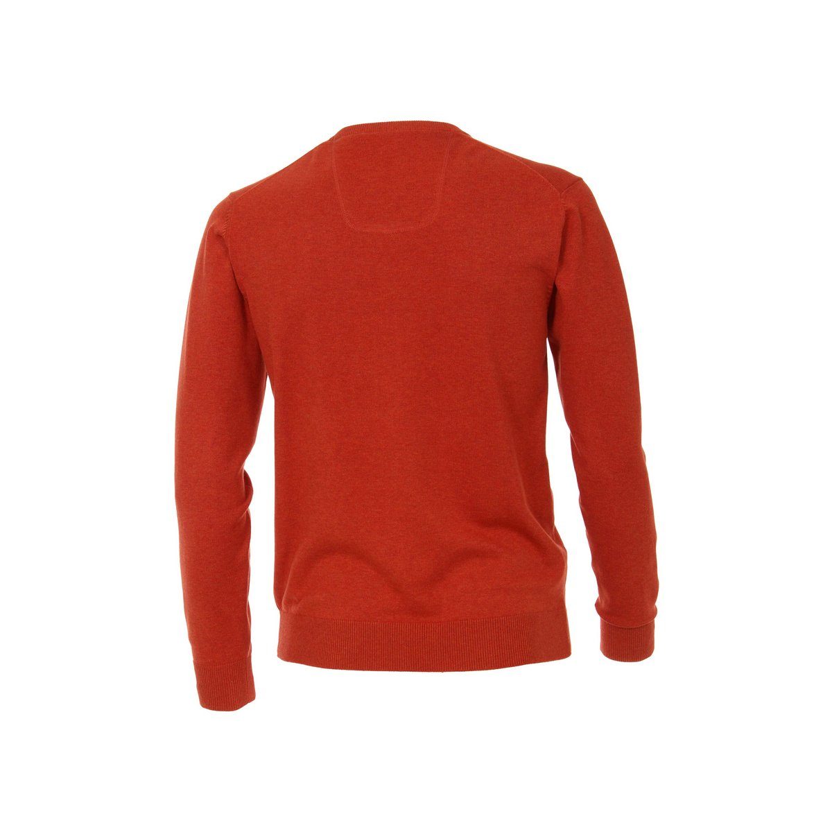 V-Ausschnitt-Pullover regular (1-tlg) CASAMODA orange
