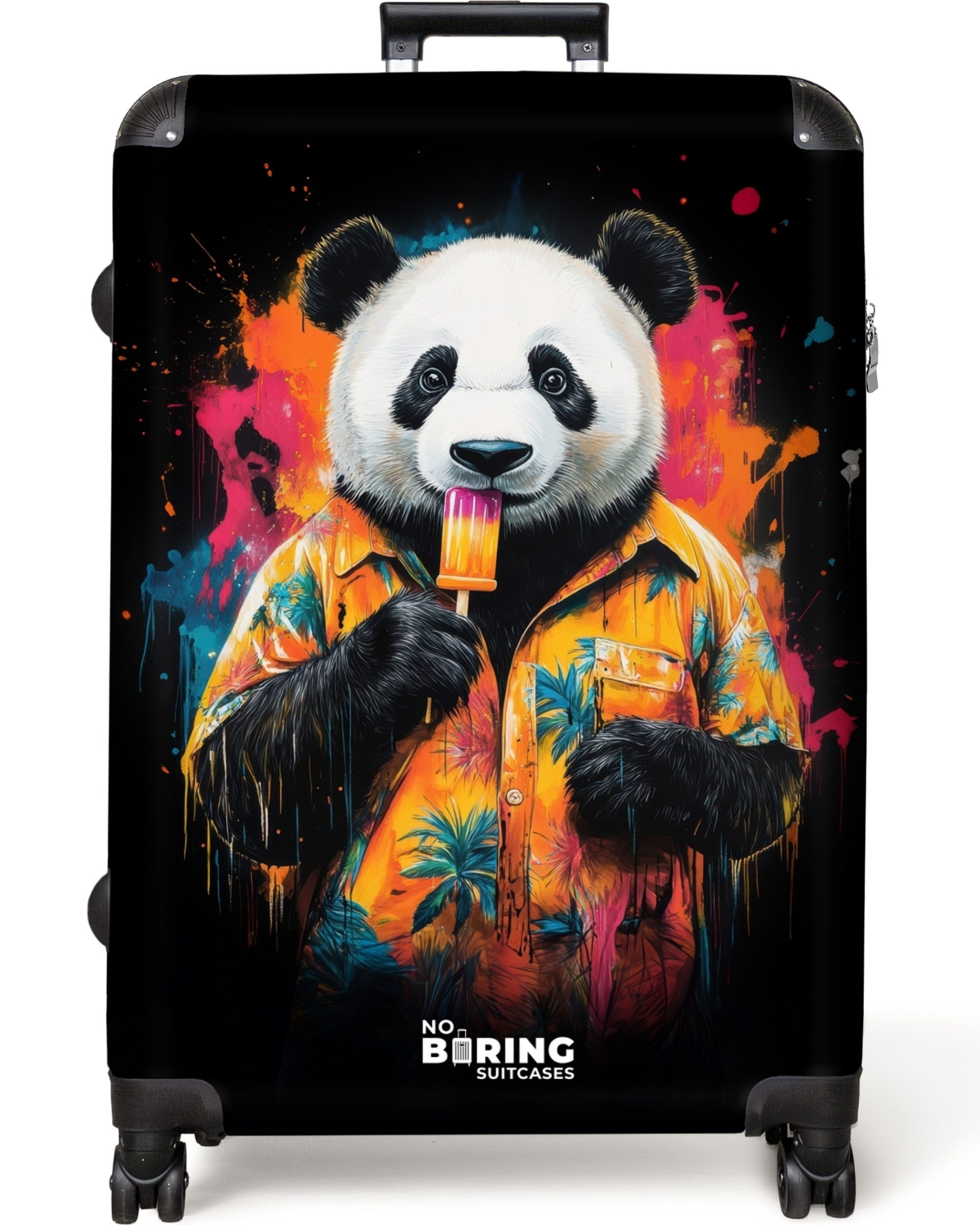 NoBoringSuitcases.com© Hartschalen-Trolley Sommerpanda mit Eiscreme 77 günstig online kaufen