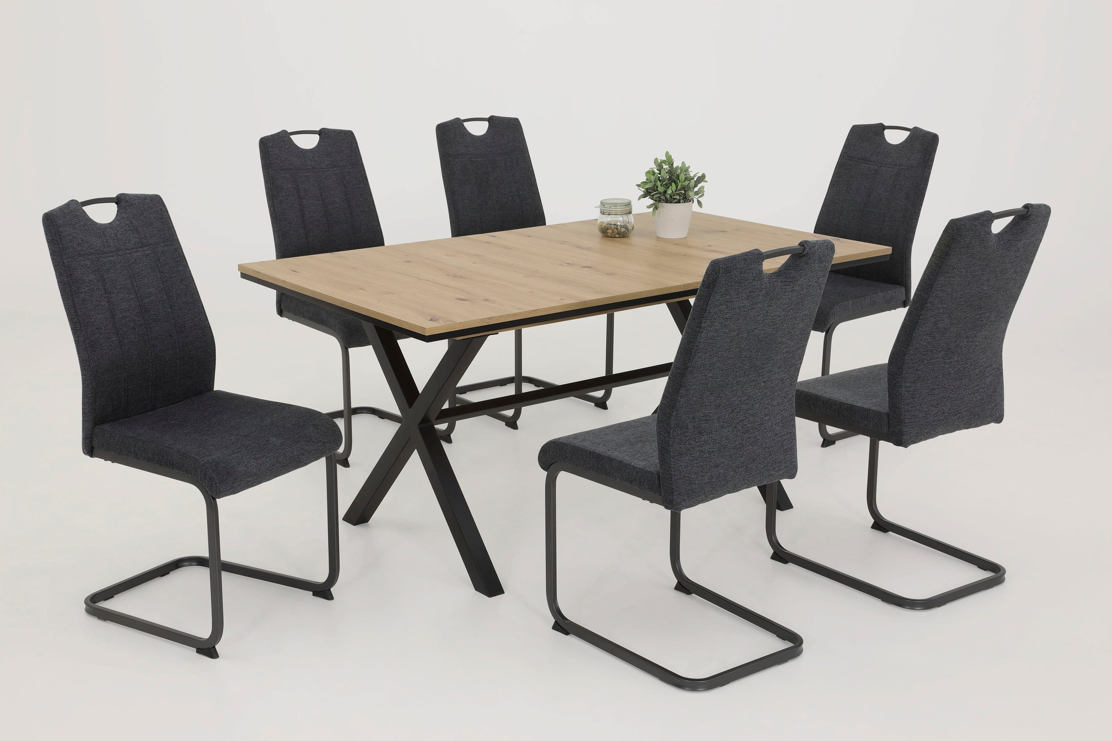 HELA Freischwinger CHRISTINA (Set, 2 St), 1, 2 oder 4 Stück, Schwingstuhl