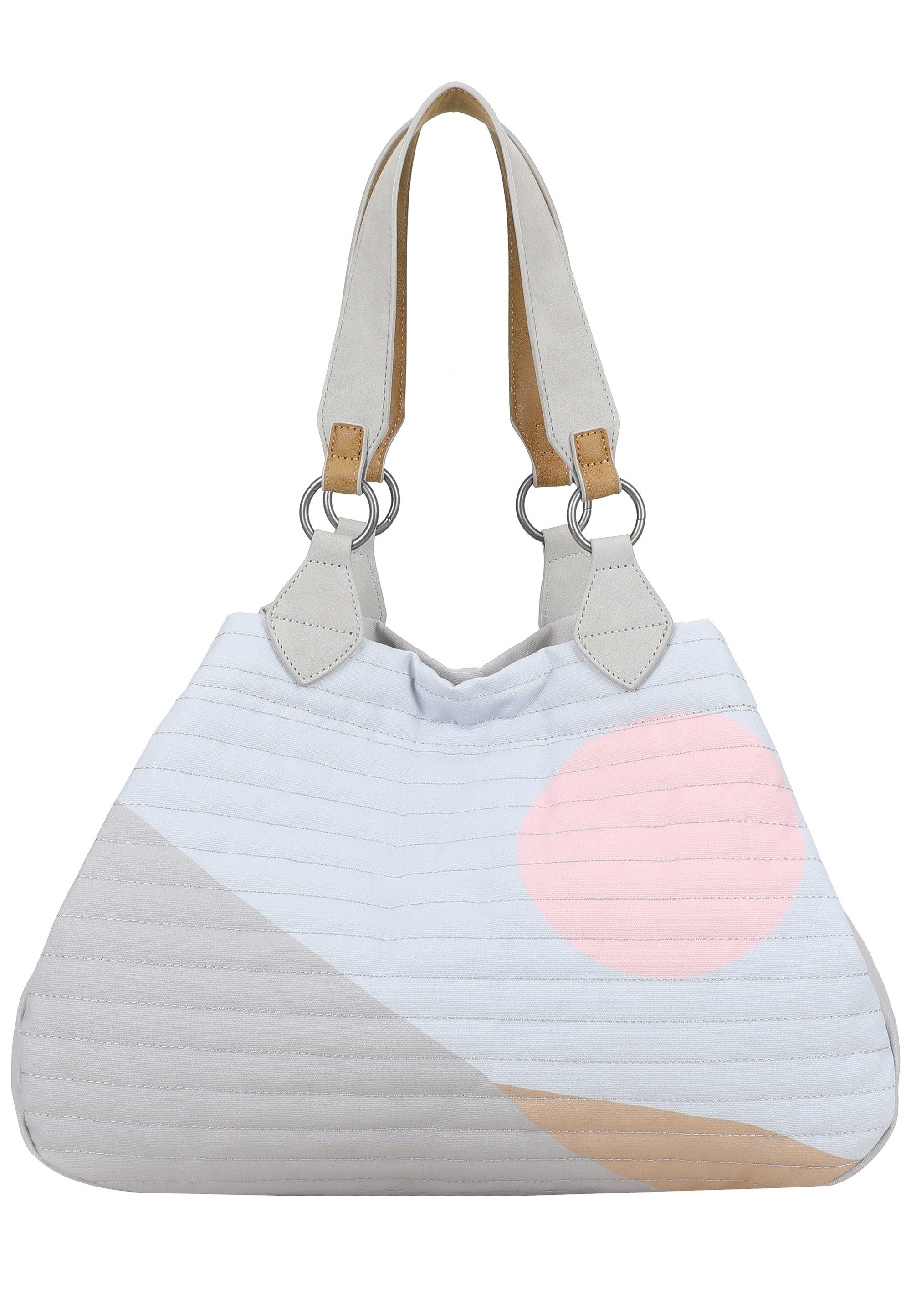 Fritzi aus Preußen Henkeltasche Izzy Medium Limited Sunny Morning, mit tollem Print und soften Farben