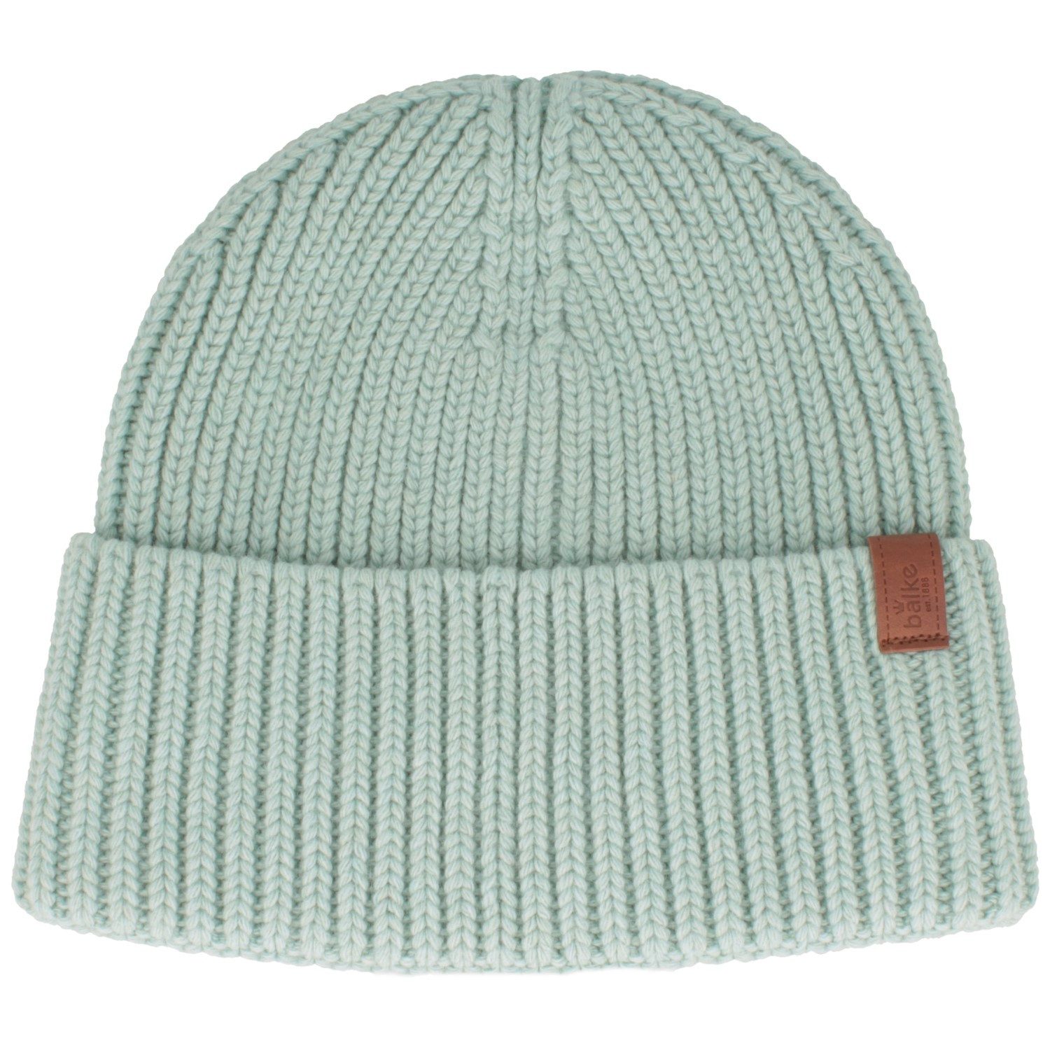 Balke Strickmütze Rollrand-Strickmütze aus Kaschmir-Woll-Mix mit Umschlag