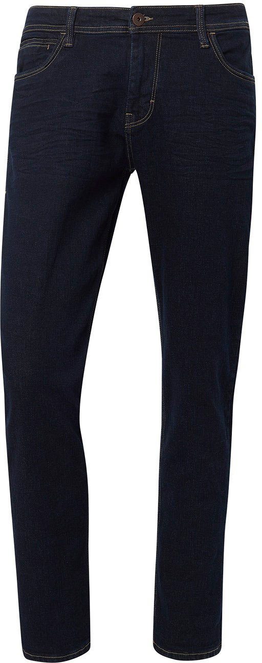 Blue Reißverschluss Josh Clean mit Rinsed 5-Pocket-Jeans TOM TAILOR