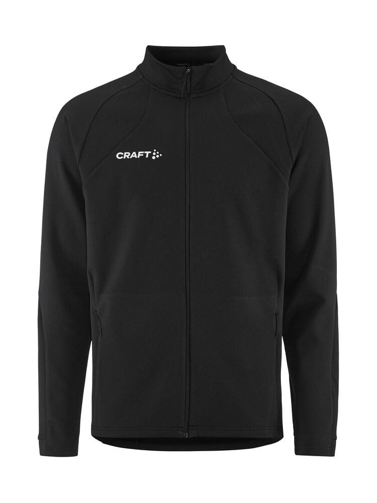 Craft Trainingsjacke Extend 2.0 Full Zip (moderner Look, sehr elastisches Material) schwarz