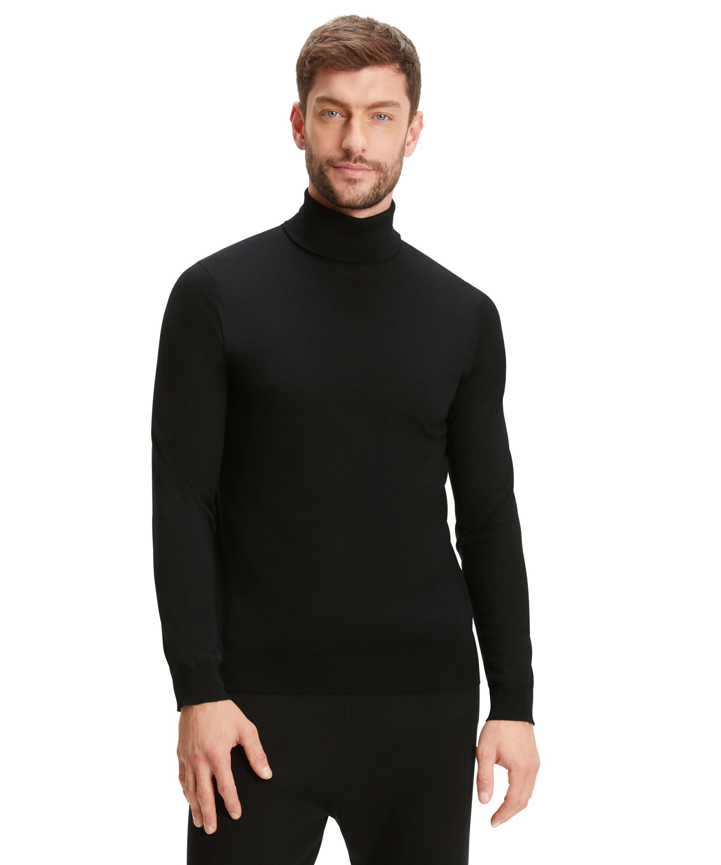 FALKE Strickpullover Premium Wool (1-tlg) aus ultrafeiner Merinowolle