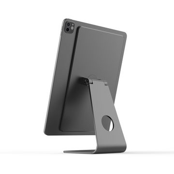 cofi1453 Smart Stand 360 Grad Drehbar Magnetständer kompatibel mit iPad Air 4 10.9" (2022) Stand Tablet Halter Grau Tablet-Halterung