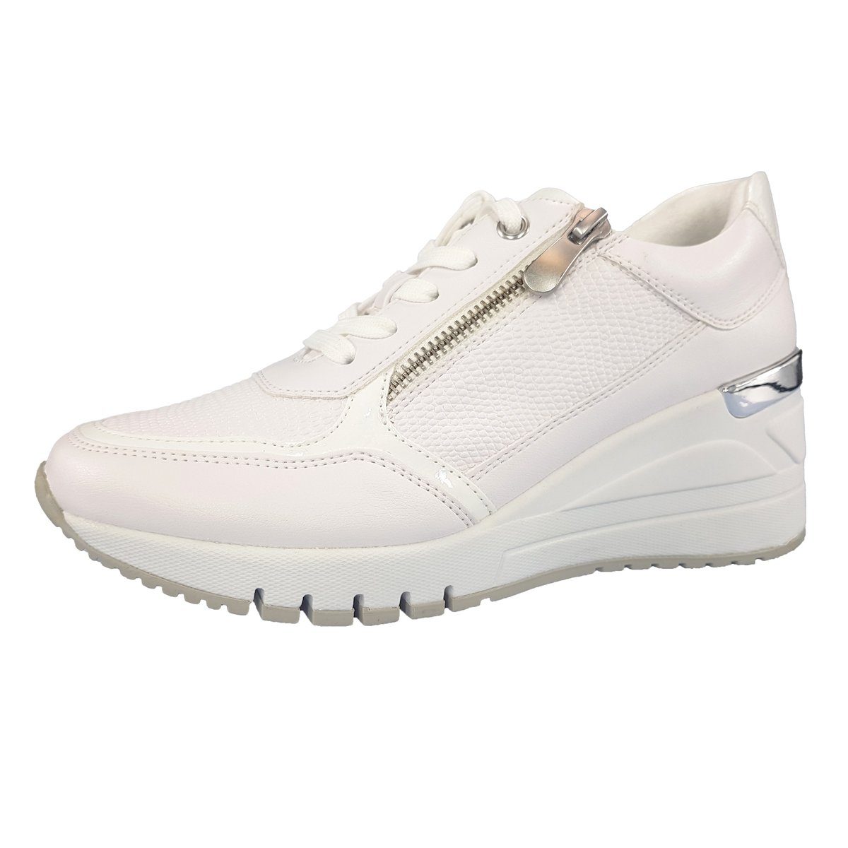 MARCO TOZZI 2-23743-20 100 White Sneaker, Obermaterial: Synthetik