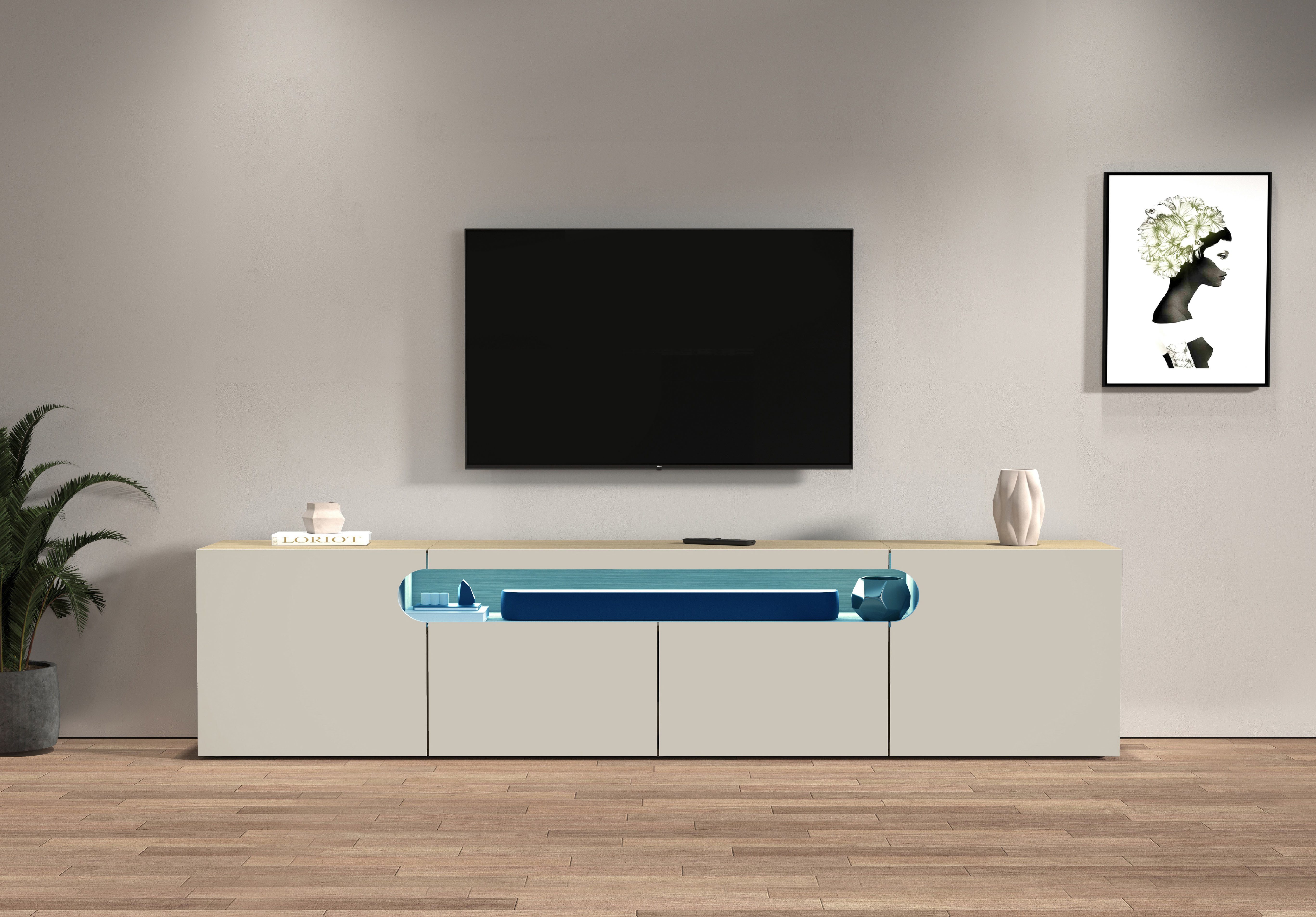 INOSIGN Lowboard REAL TV-Möbel, 240 cm günstig online kaufen